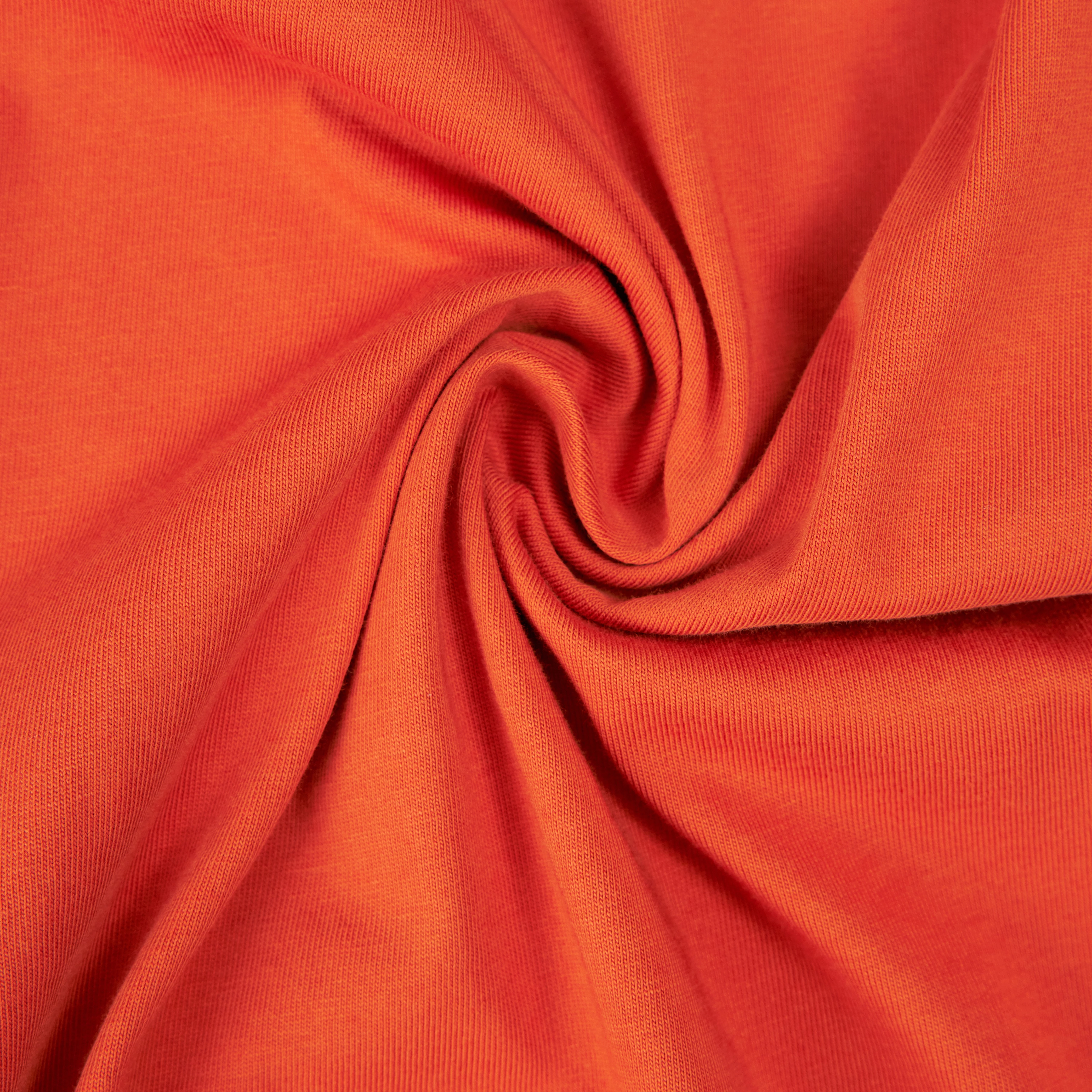 RAPHAEL - T-shirt in pure cotton - men - orange - Materialbild (B2C)