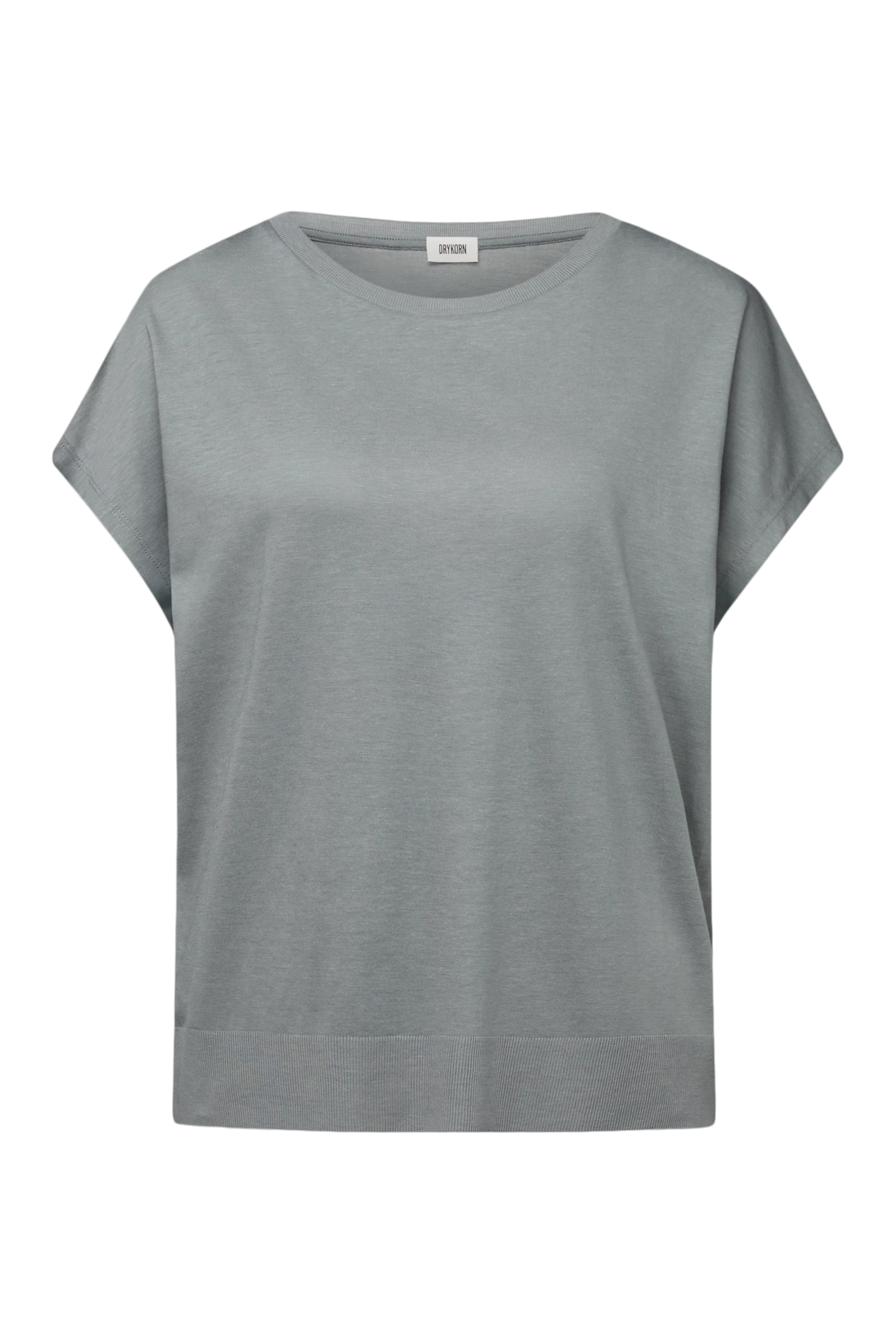 VANOPE - T-shirt in lyocell-cotton mix - women - green - Freisteller Frontansicht