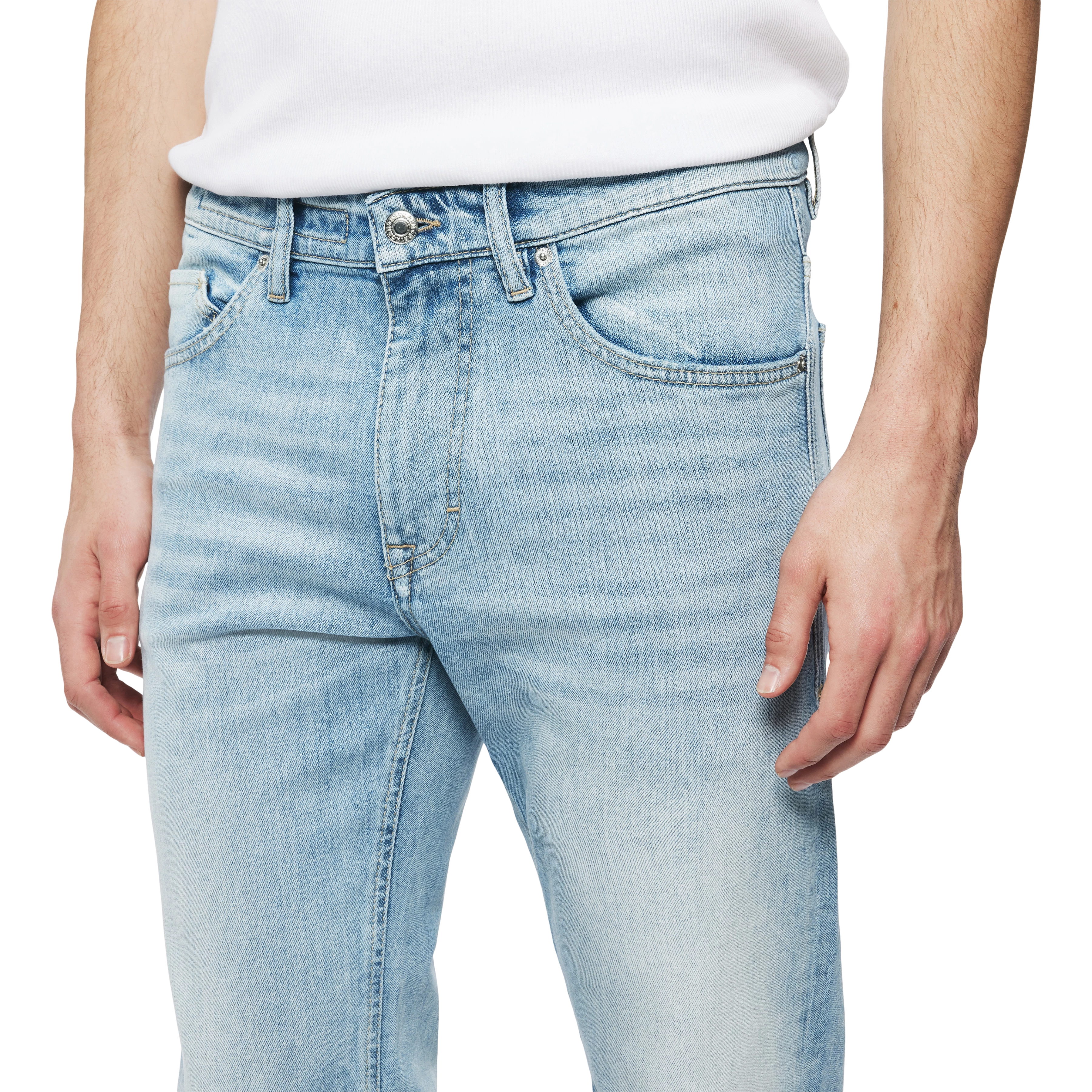 RICC - Slim fit jeans - men - blue - Detailansicht am Model
