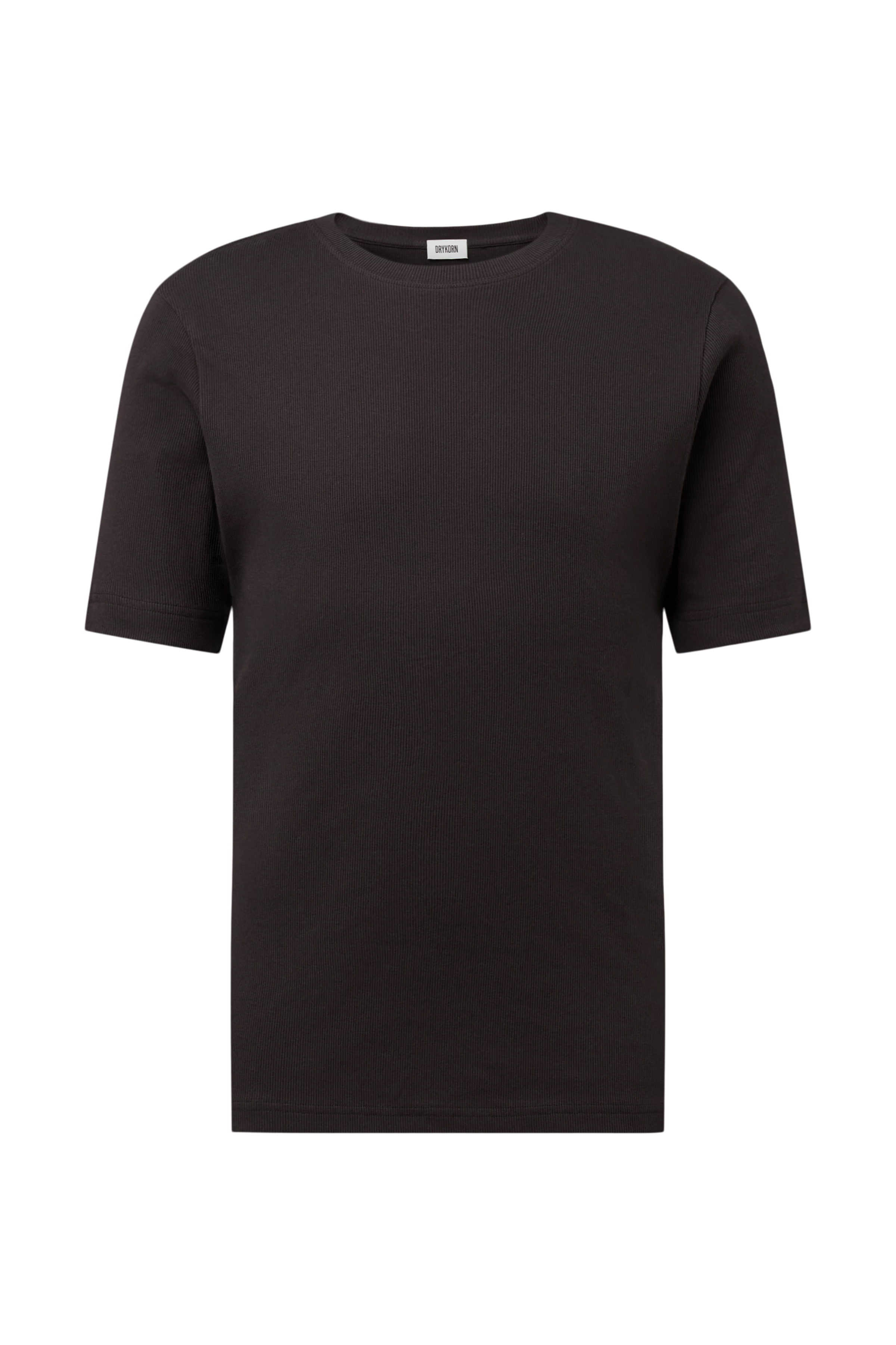ENIL - Men's slim-fit cotton jersey T-shirt. - men - brown - Freisteller Frontansicht