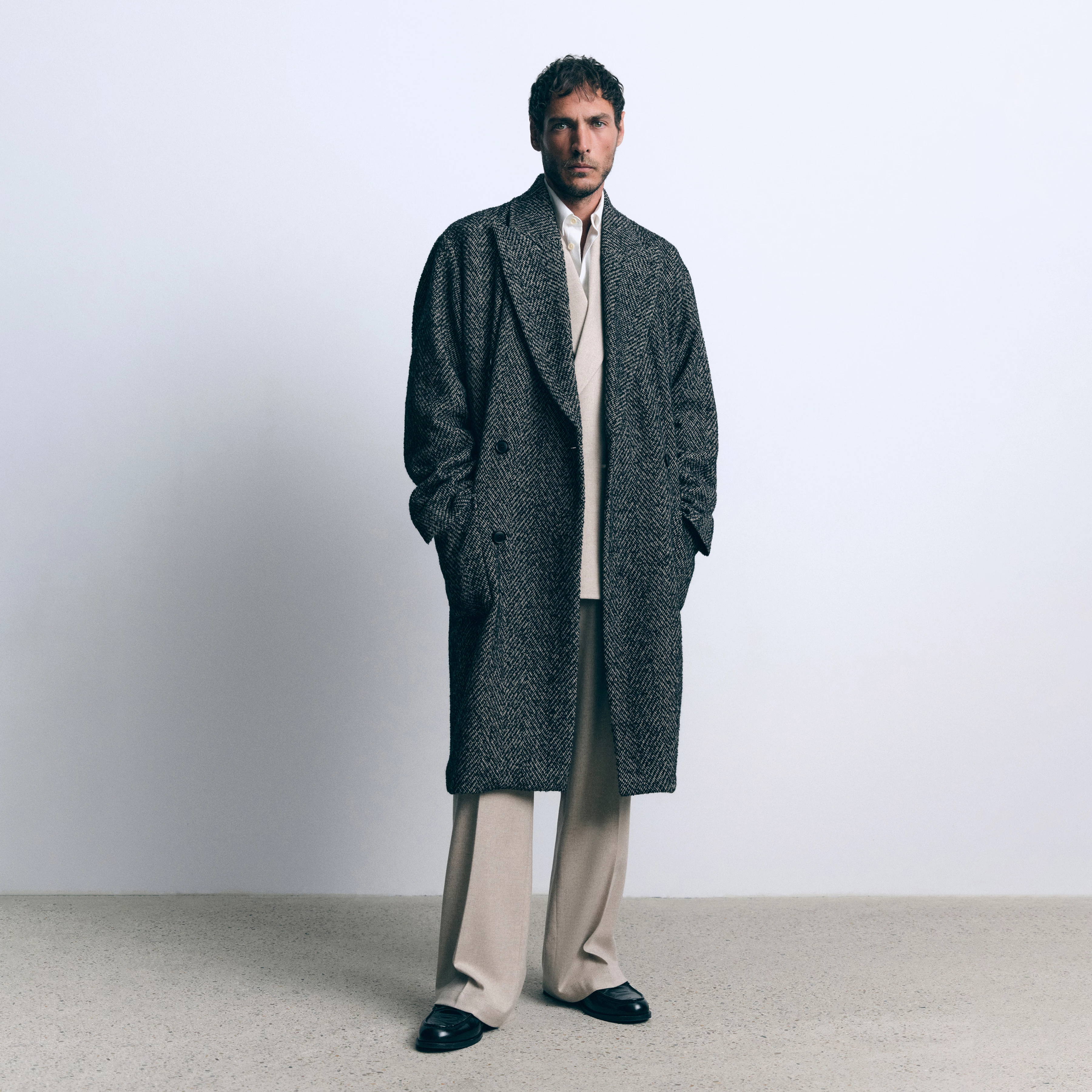 Men casual coat MATESSO in beige from DRYKORN Men casual coat MATESSO in beige from DRYKORN