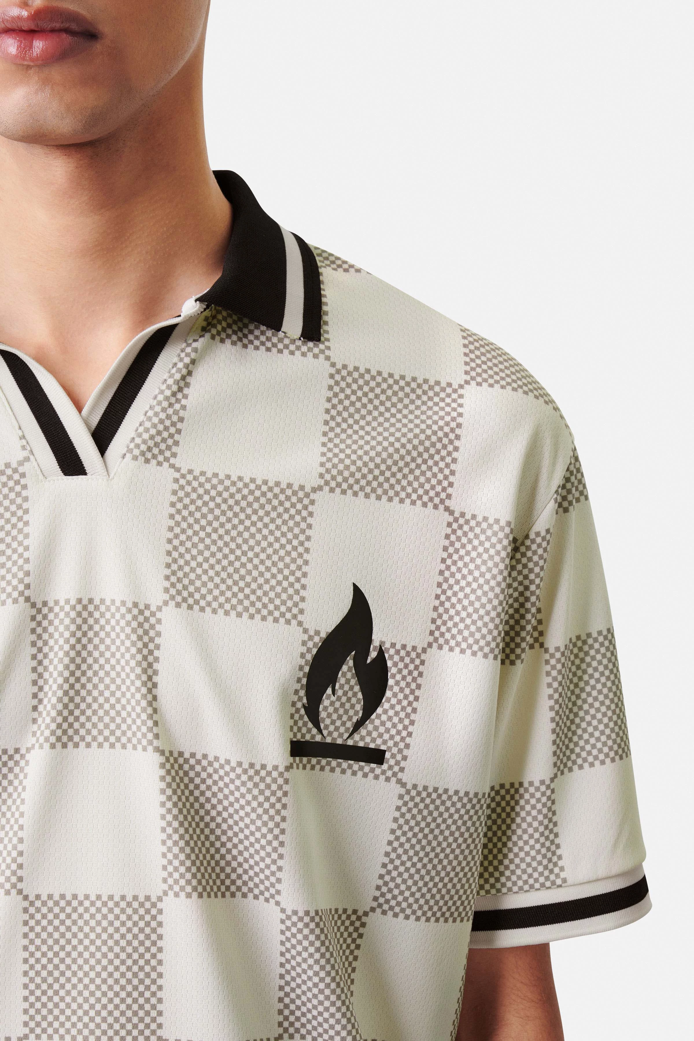 KANERON - trikot-shirt en trikot ware - heren - beige - Seitenansicht