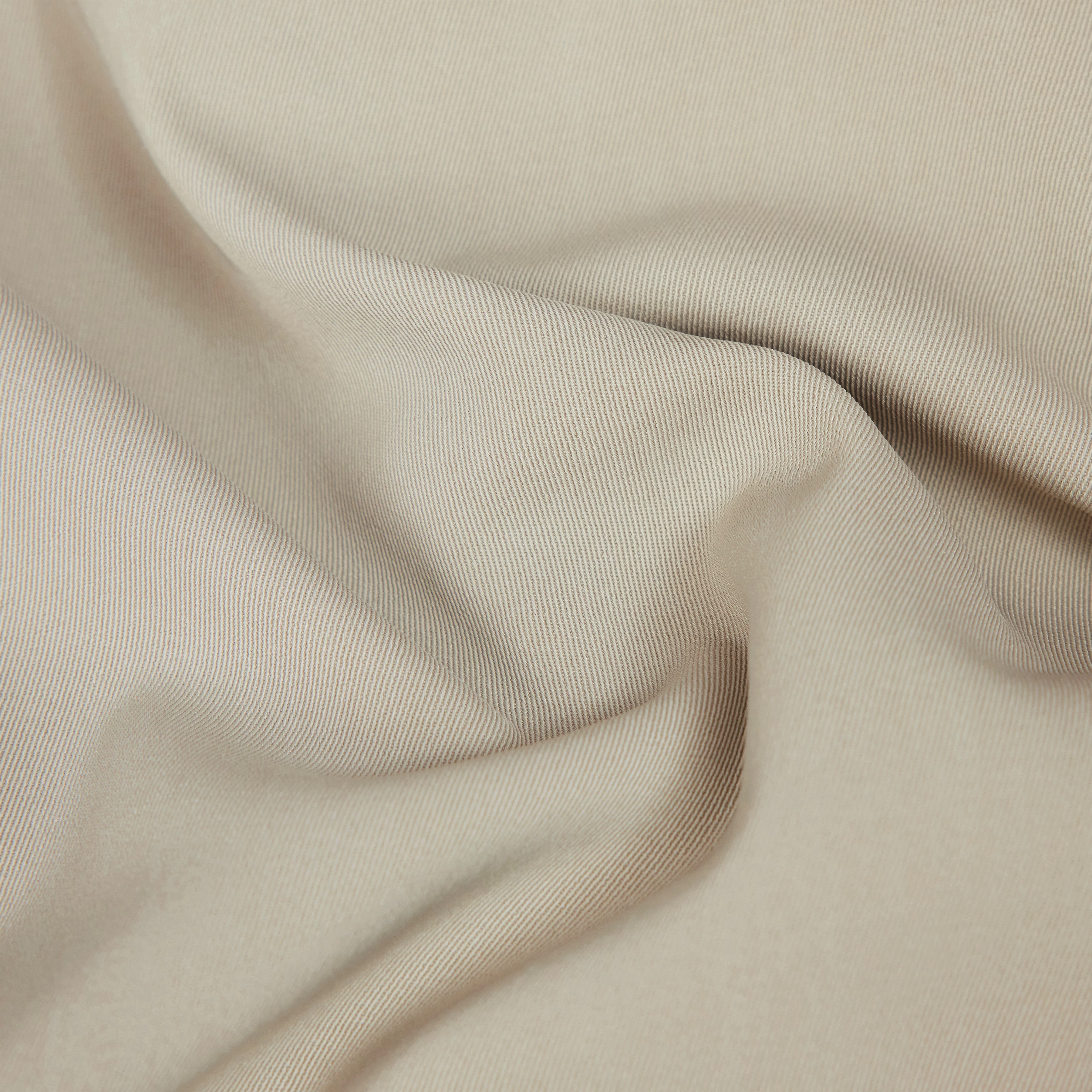 HADLOW - Double-breasted twill blazer with lapels - women - beige - Materialbild (B2C)