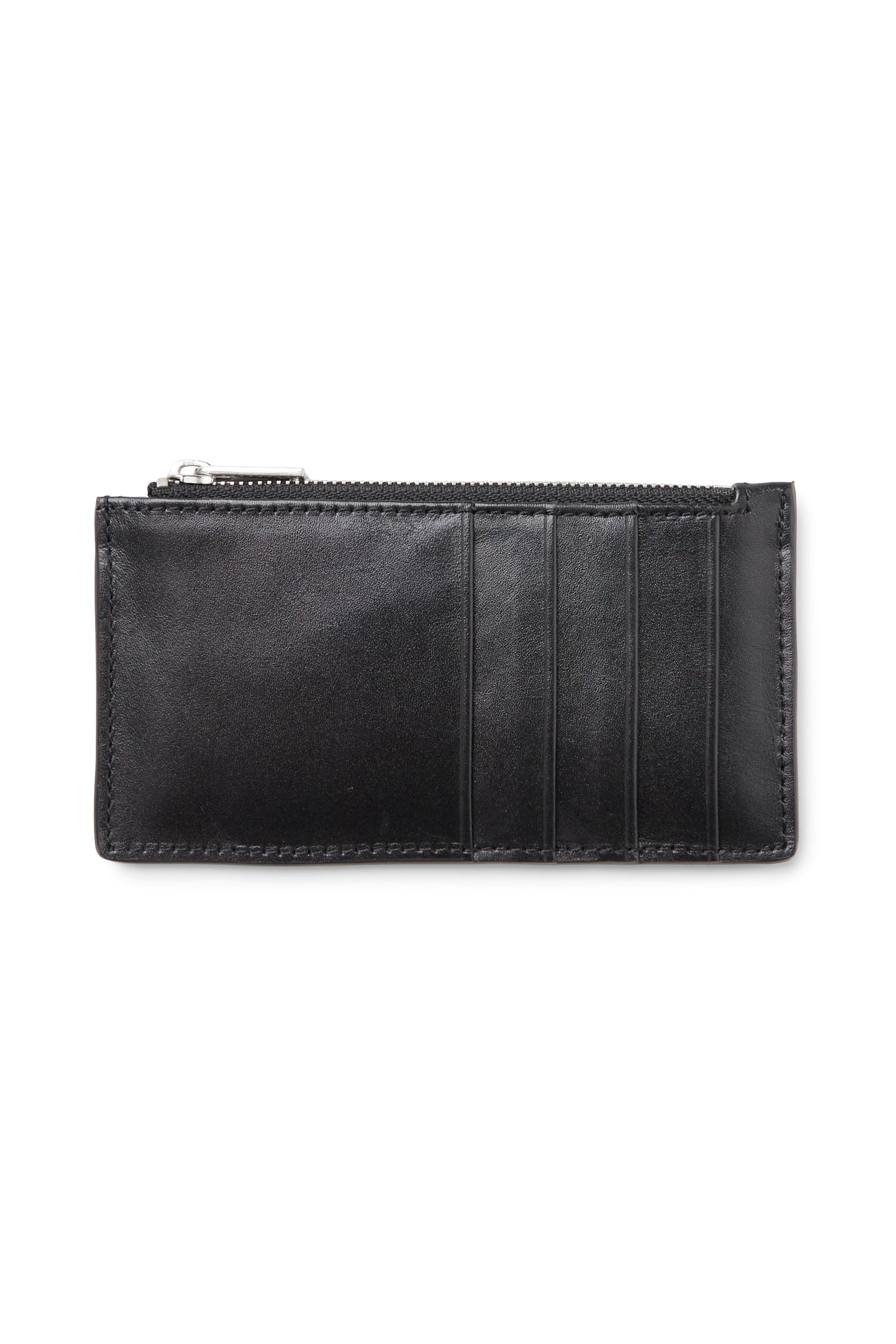 NORIK - Cardholder in Leder - Unisex - schwarz - Freisteller Rückansicht