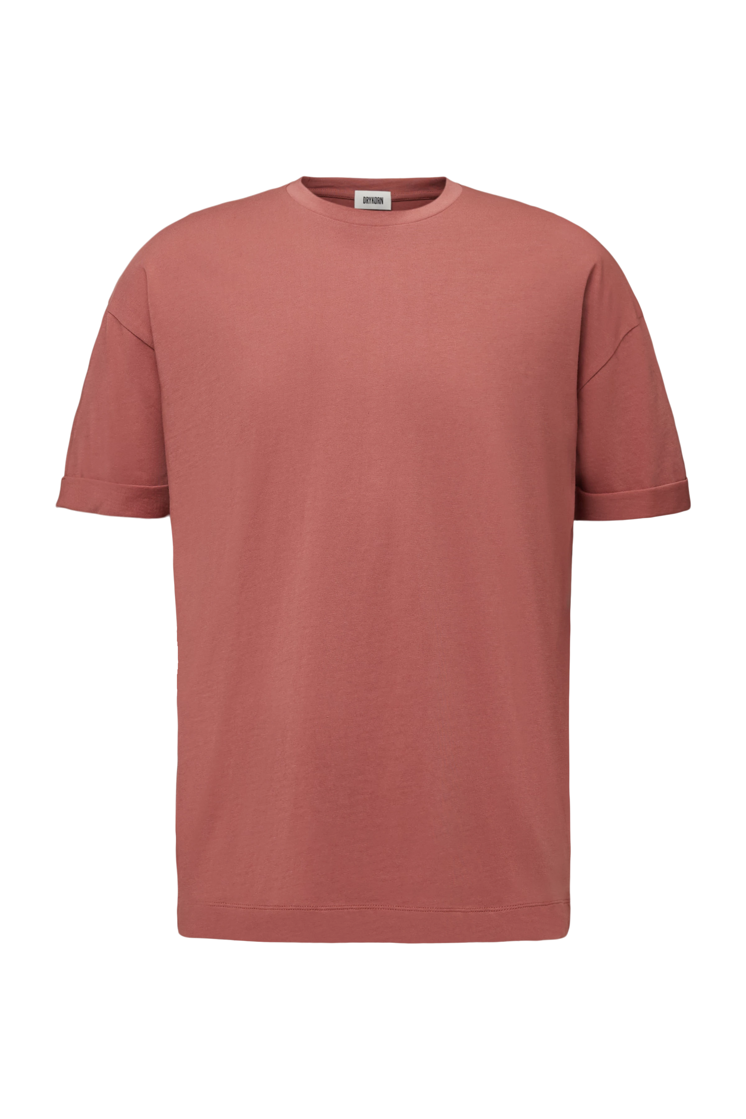 THILO - Relaxed fit T-shirt in pure cotton - men - orange - Freisteller Frontansicht