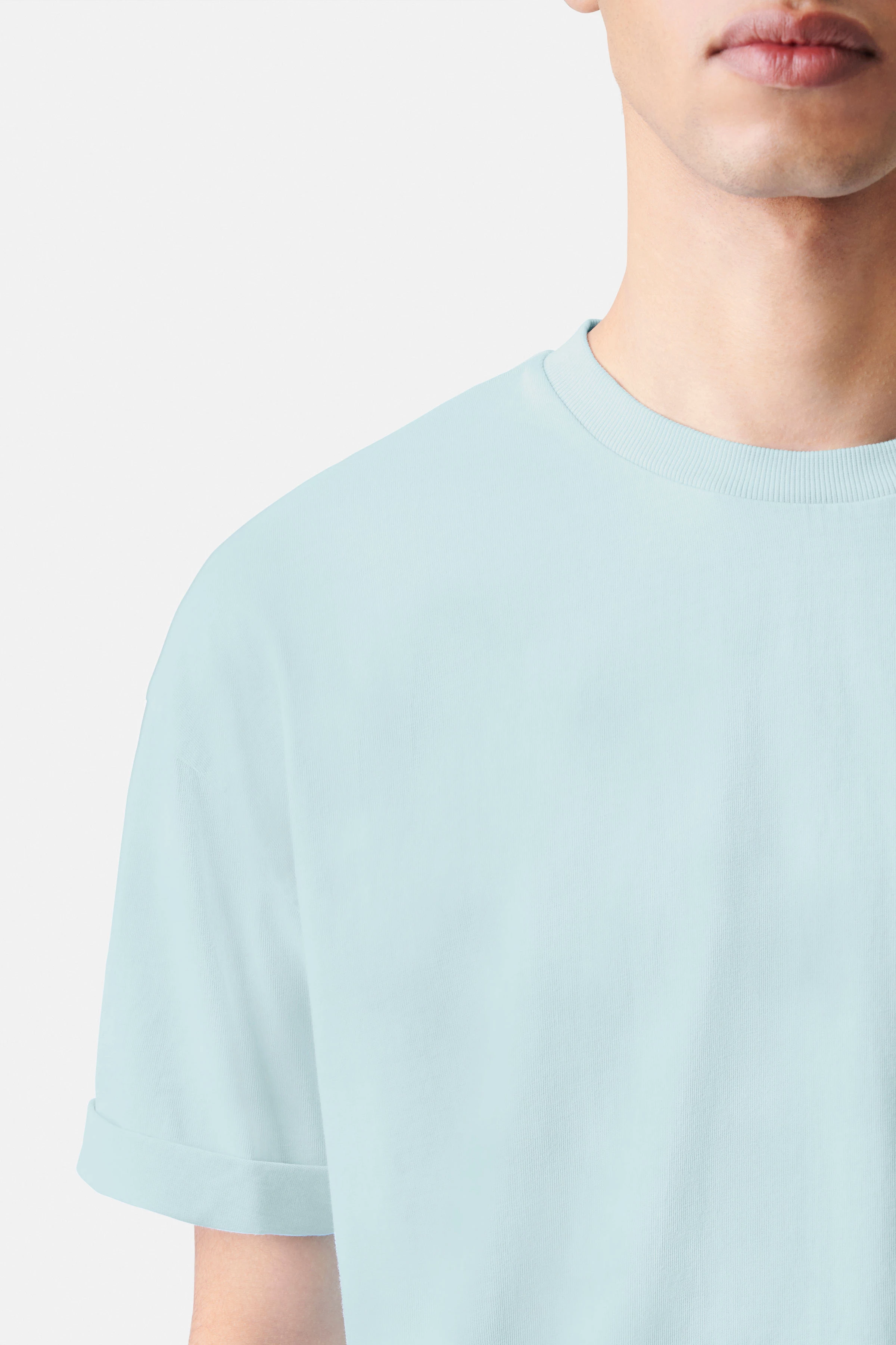 THILO - relaxed fit t-shirt in pure cotton with natural dye - men - green - Seitenansicht