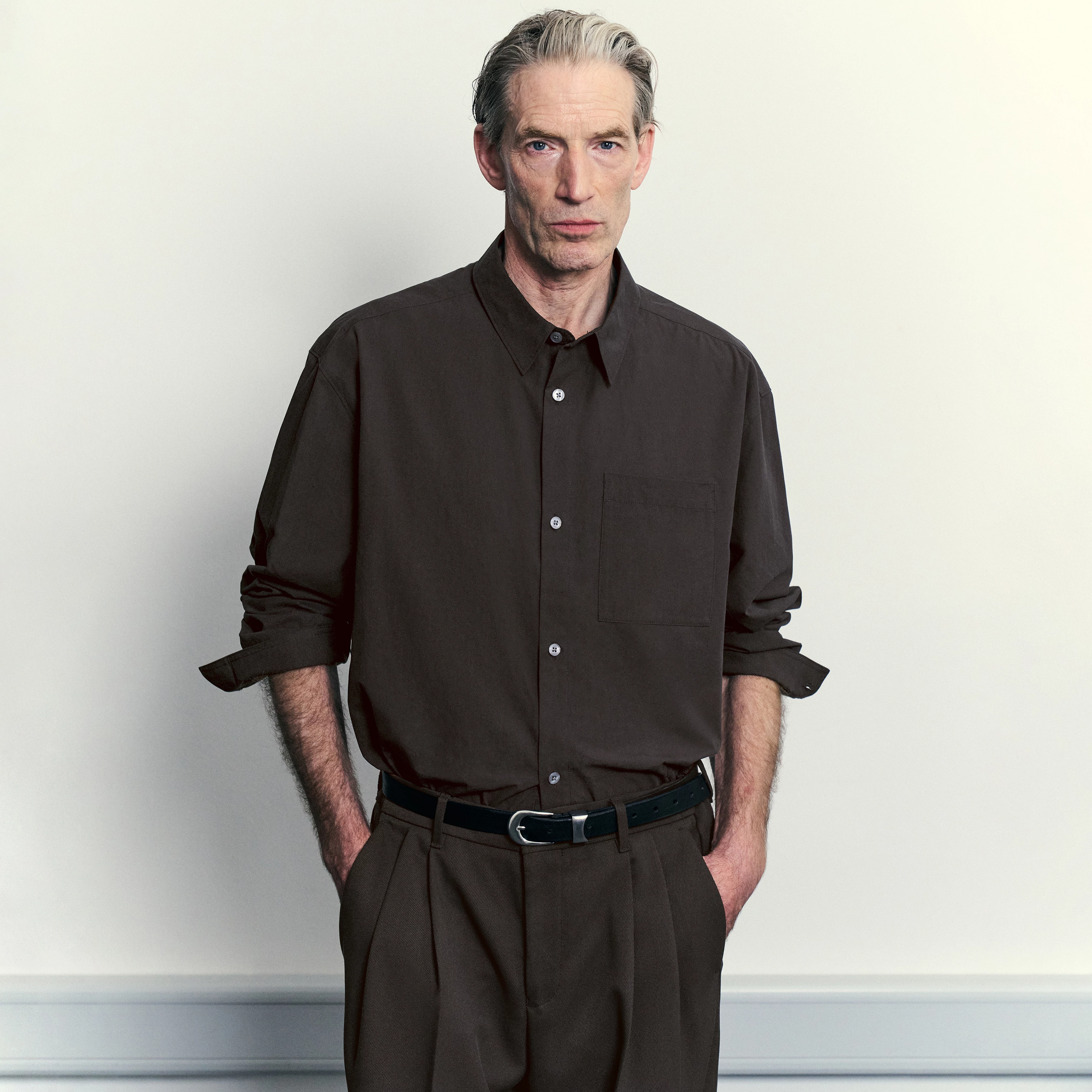 BAUNT - Regular Fit Pure Cotton Shirt - men - brown