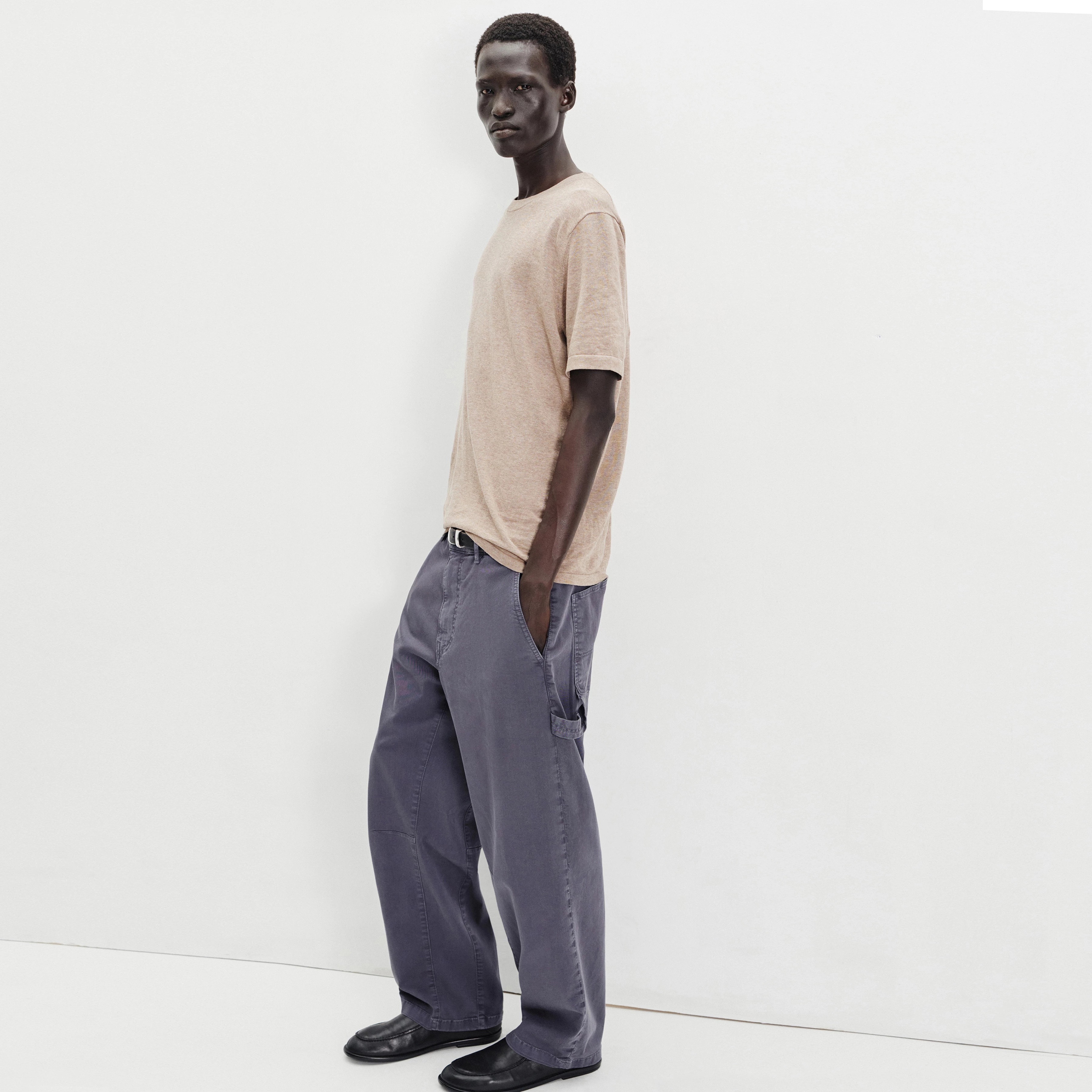GONAGO - Utility Hose in cotton blend - men - blue