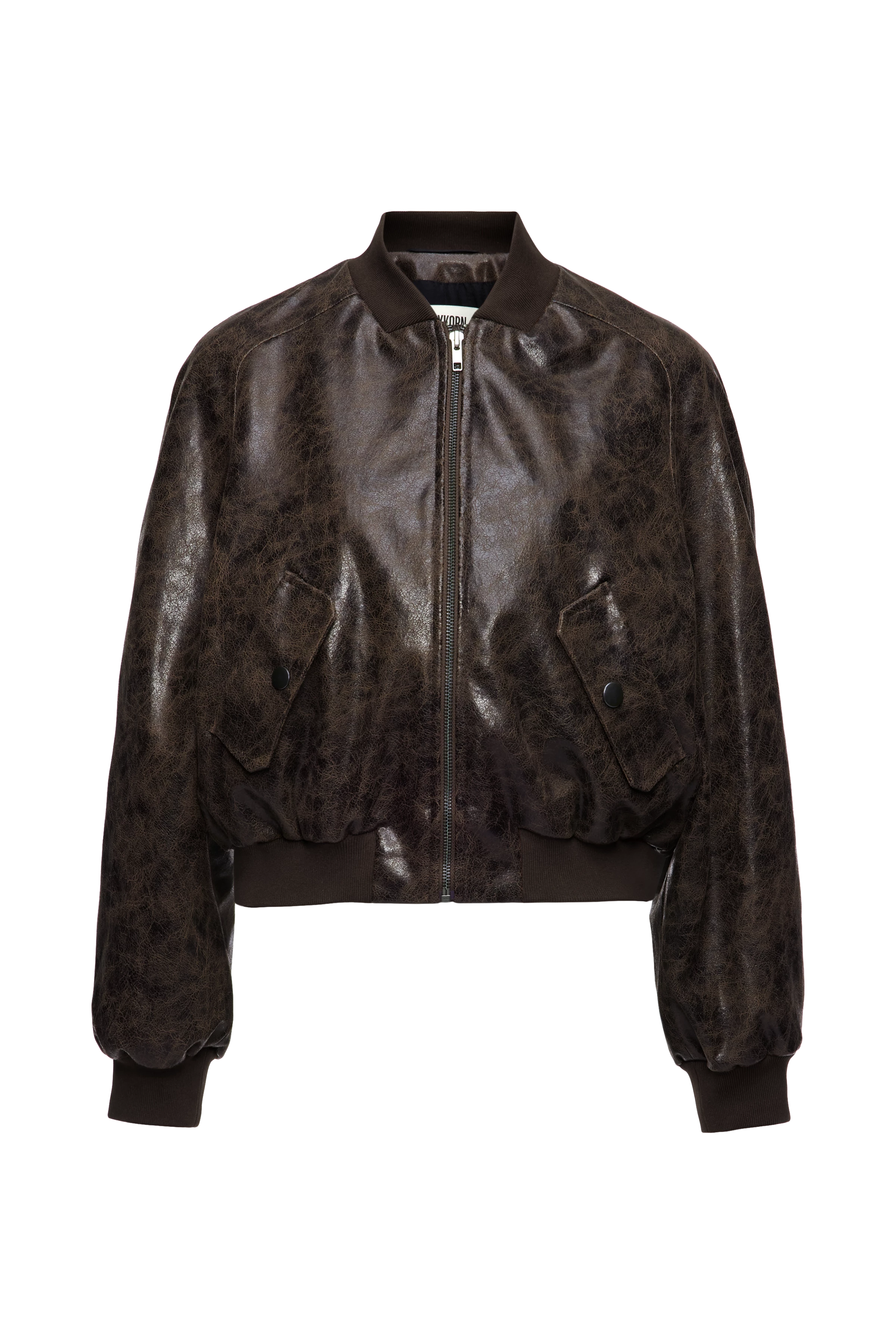 MARHAM - Veste blouson aspect cuir - women - rouge - Freisteller Frontansicht