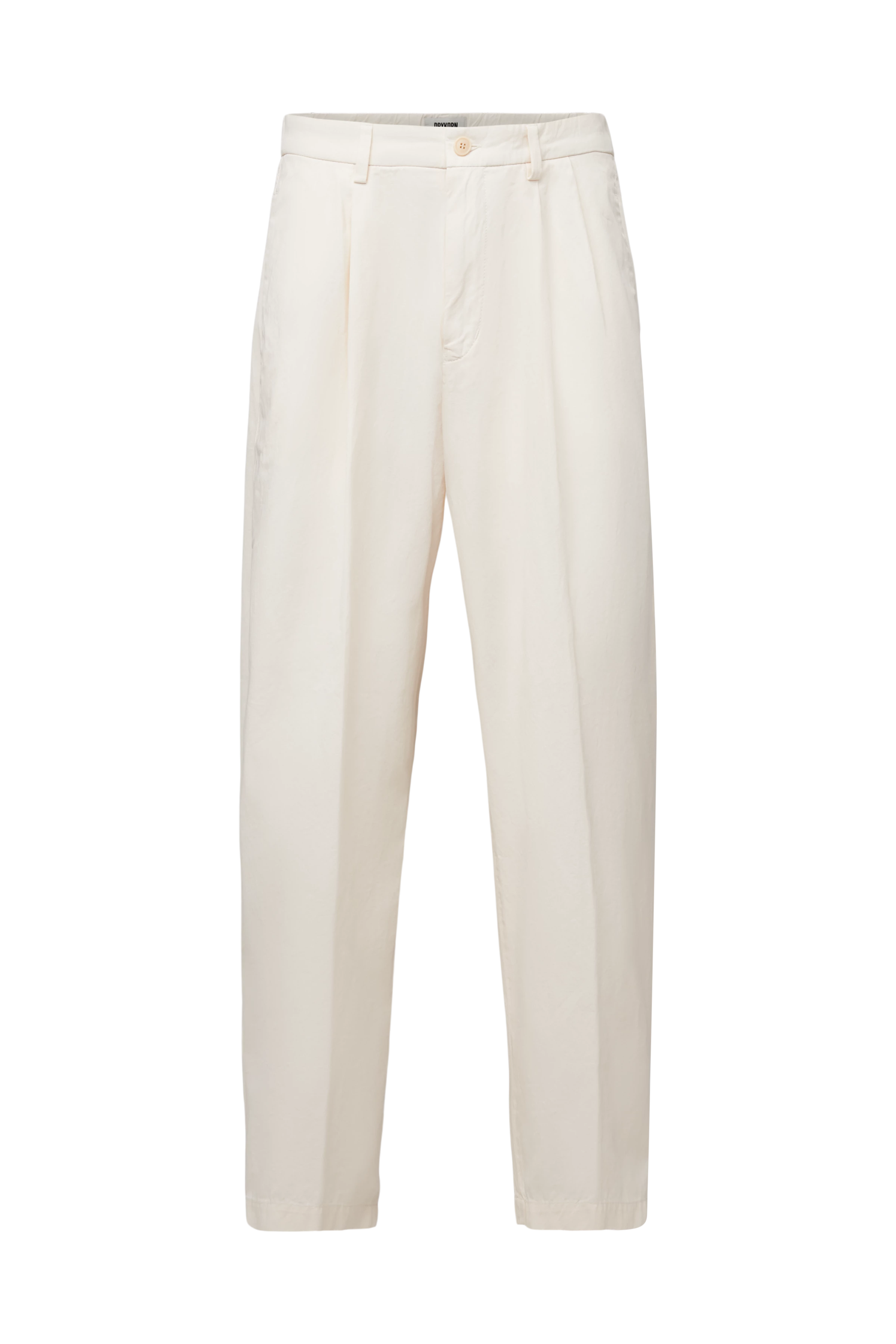 MARYKO - Tailored cotton-twill trousers - men - off white - Freisteller Frontansicht