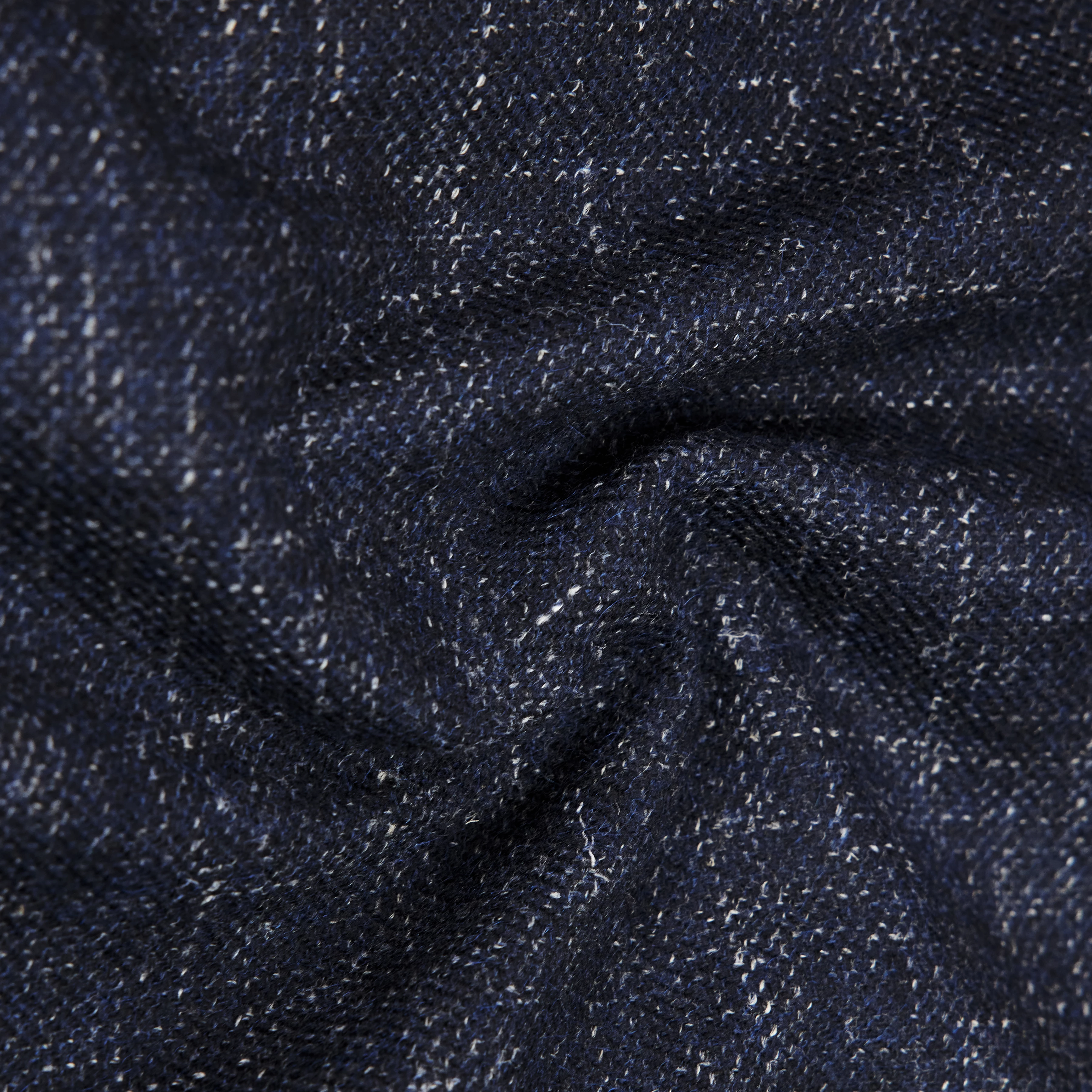 GARONA_B - Casual chinos in wool blend - men - blue - Materialbild (B2C)