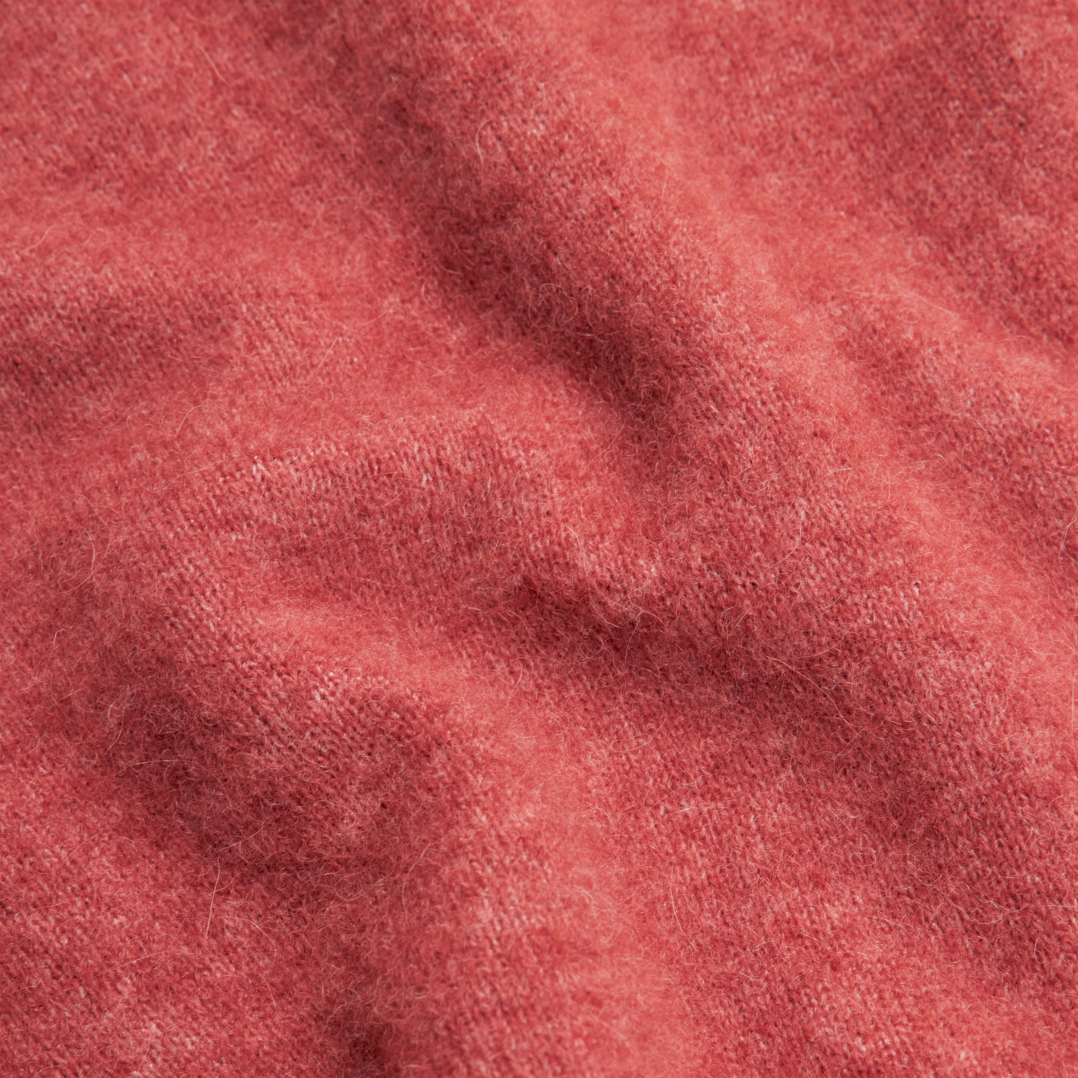 LOTIAMI - Cropped sweater in alpaca blend - women - pink - Materialbild (B2C)