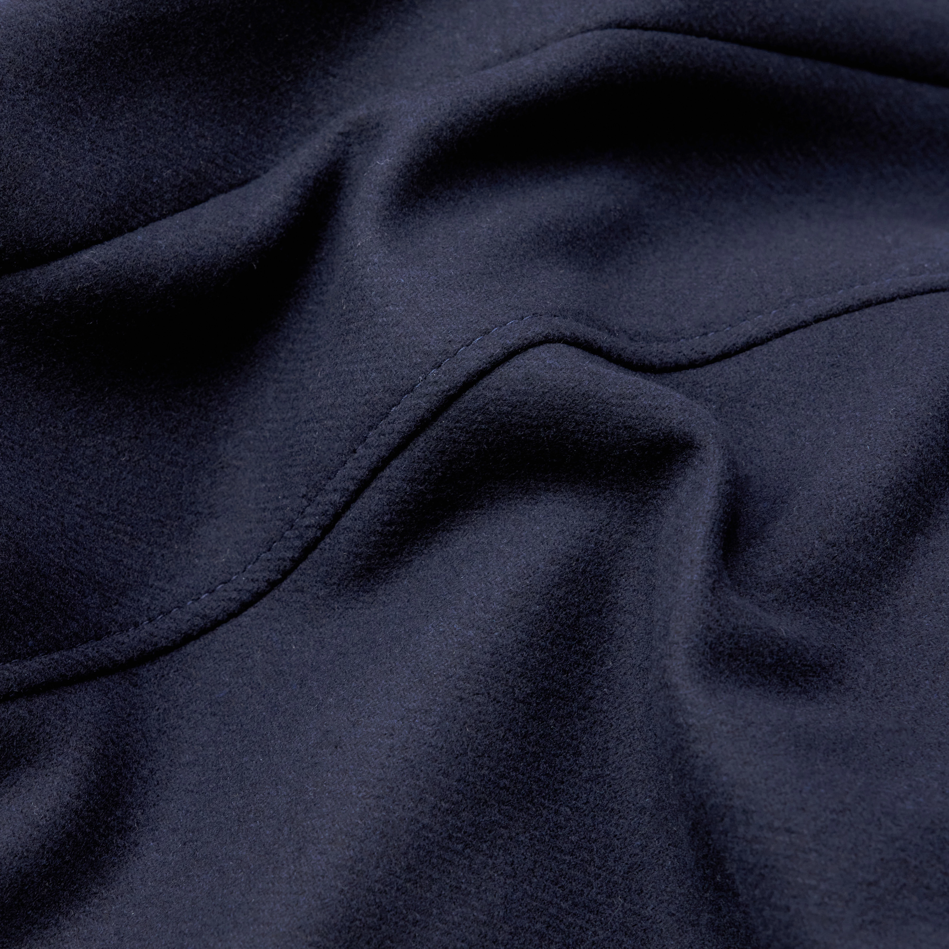 SKOPJE - Trenchcoat in winterlichem Woll-Mix - Herren - blau - Materialbild (B2C)