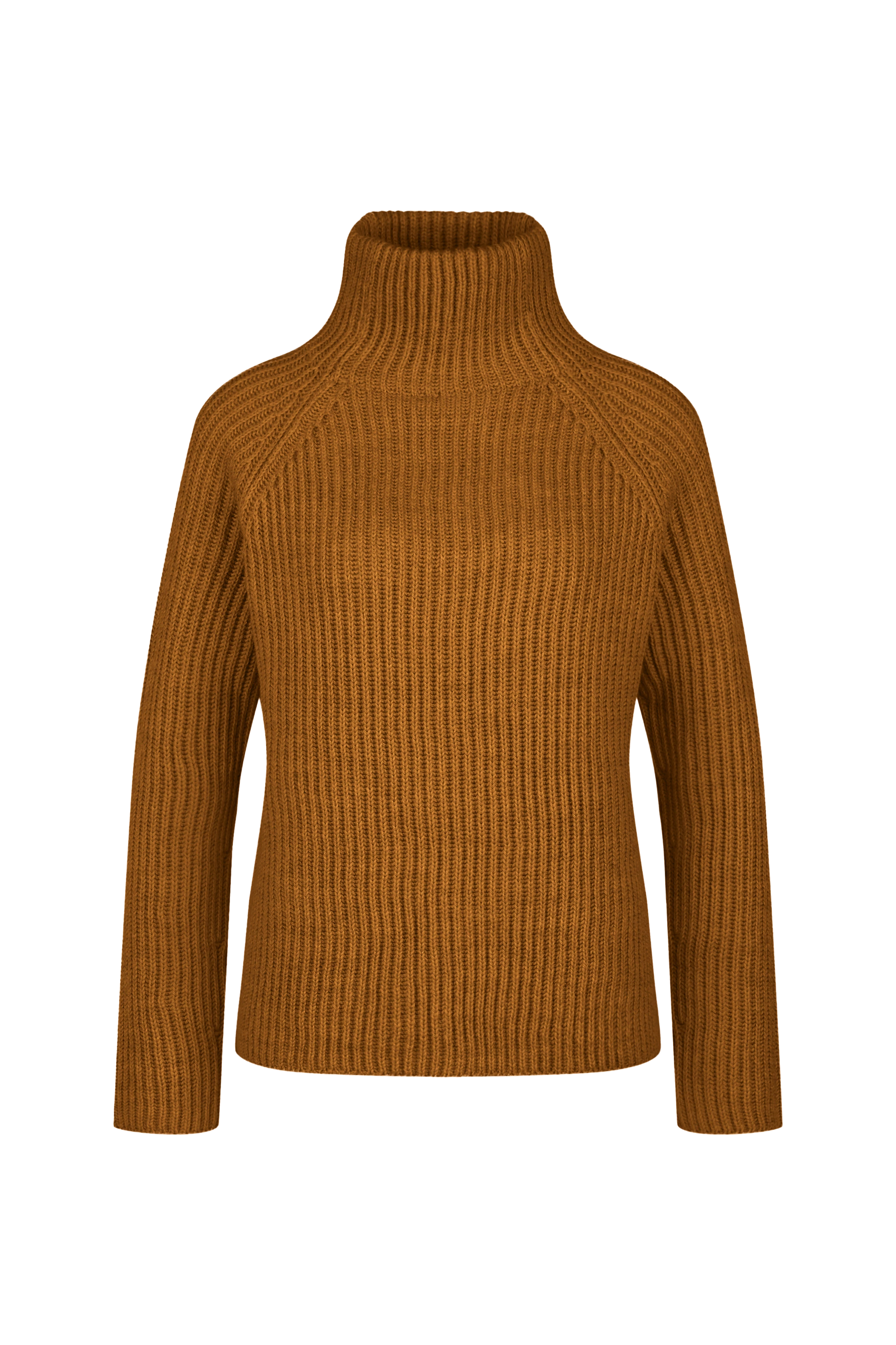 ARWEN - Rollkragenpullover in Woll-Alpakamix - Damen - braun - Freisteller Frontansicht