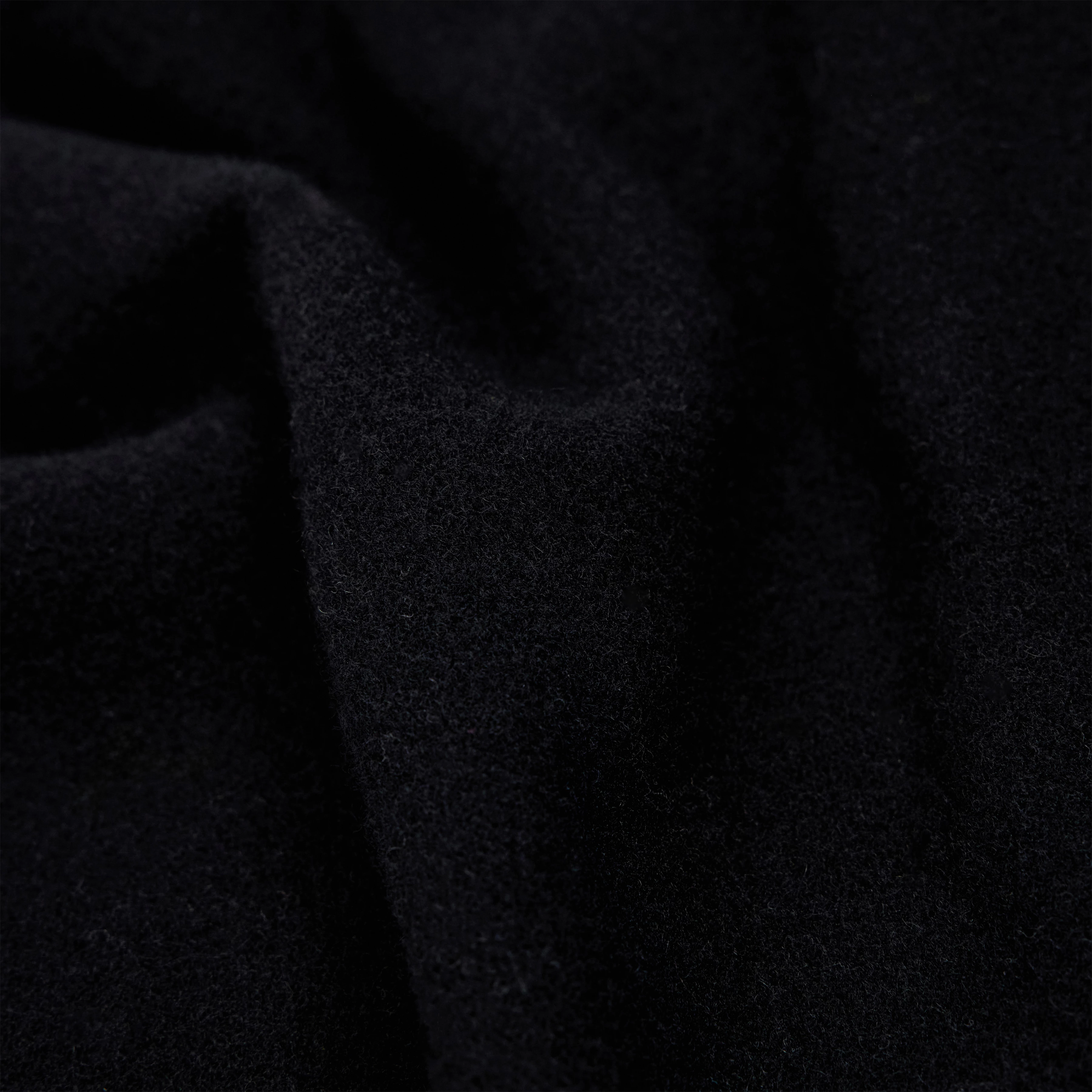 GAZE_4 - Schal in Wolltwill - Unisex - schwarz - Materialbild (B2C)