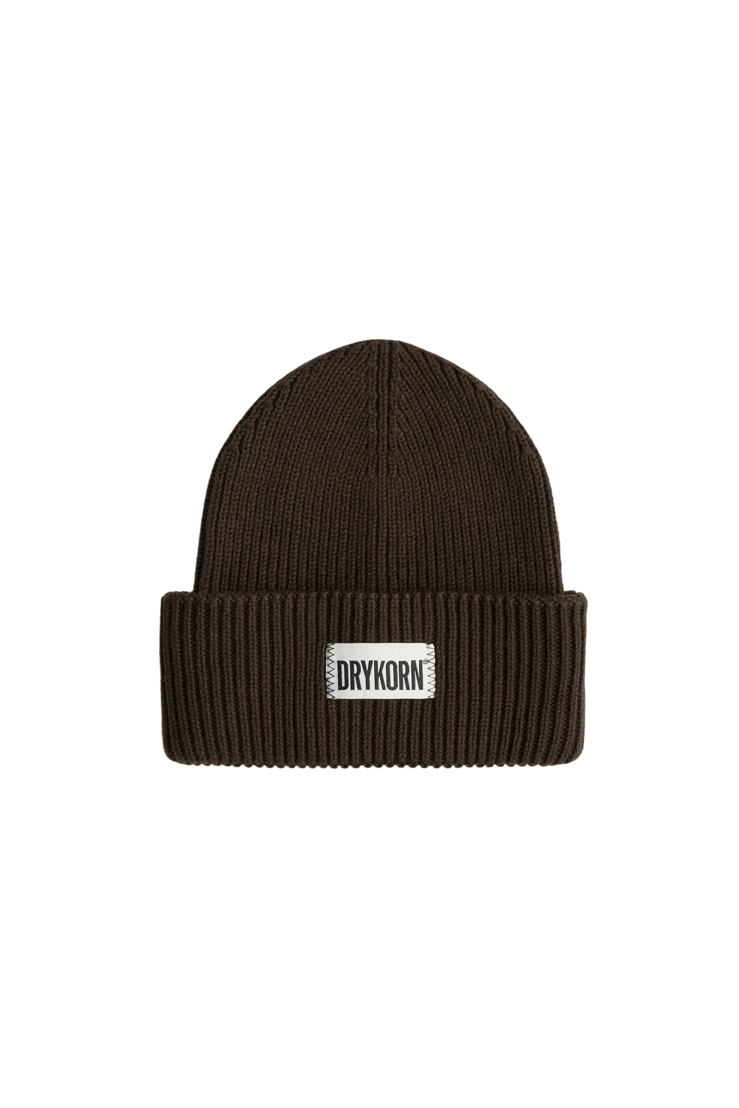 LOAH - Beanie in Baumwoll-Mix - Unisex - braun - Freisteller Frontansicht