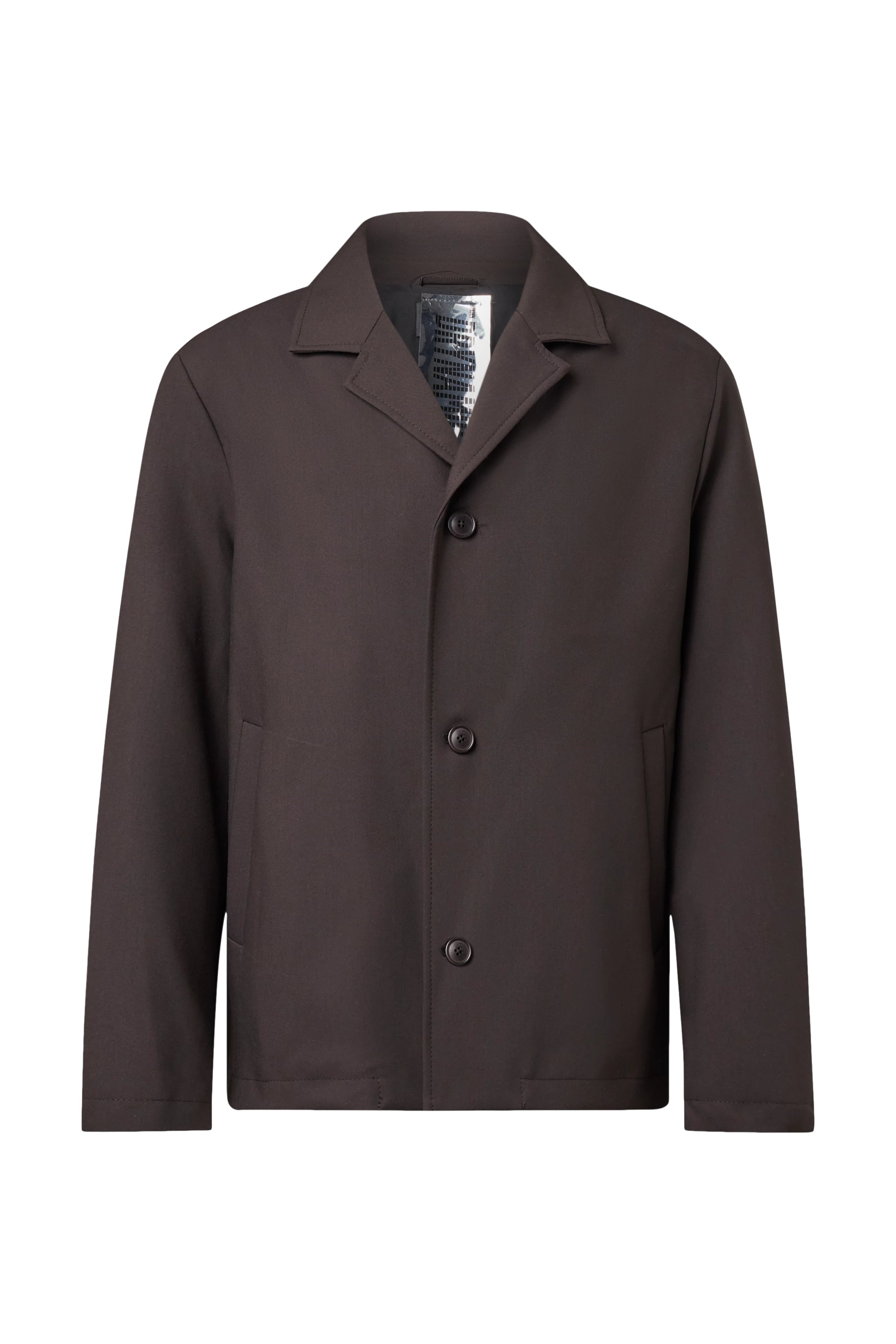 LOUVIN - Regular fit jacket with lapel collar - men - brown - Freisteller Frontansicht