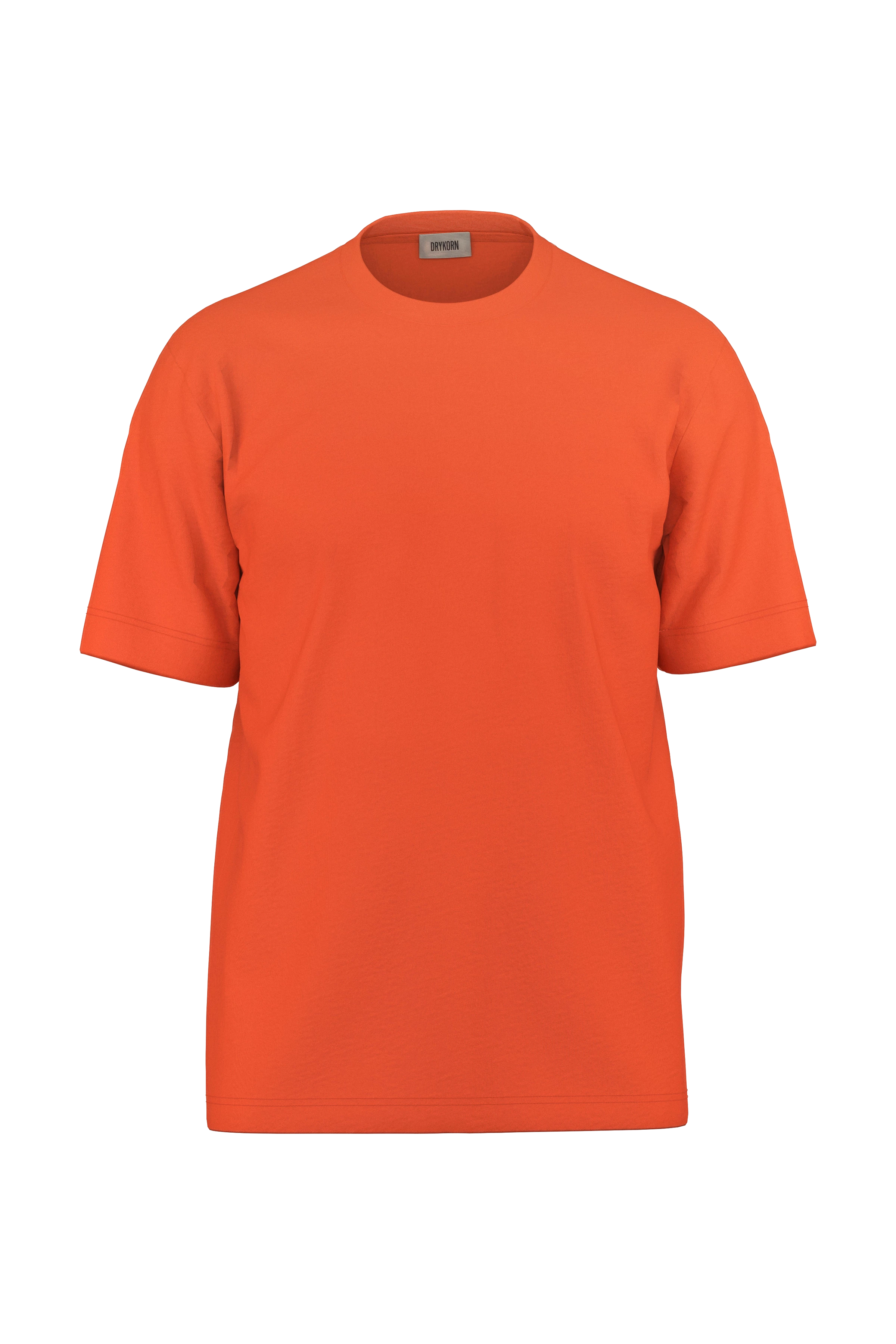 RAPHAEL - T-shirt in pure cotton - men - orange - Freisteller Frontansicht