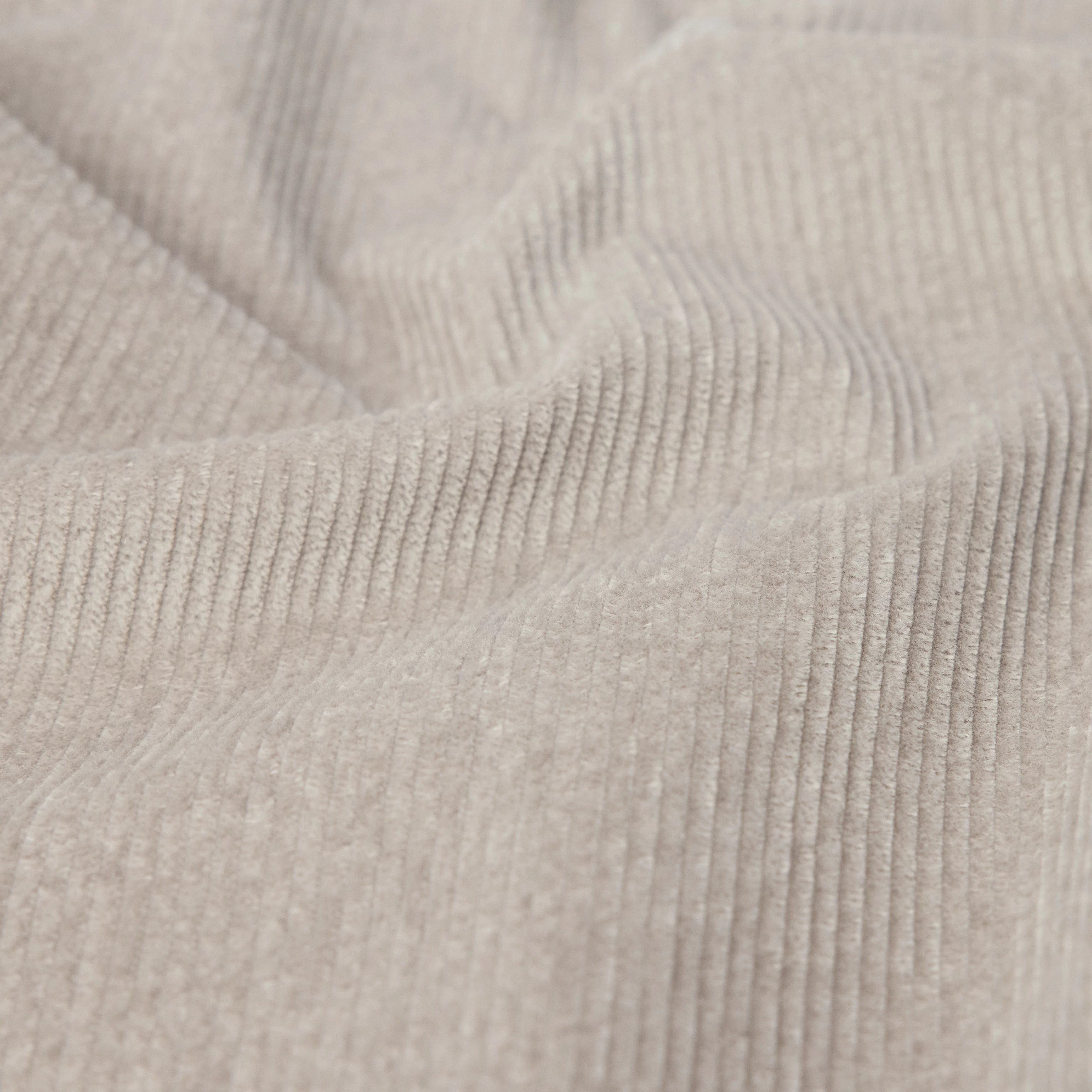 GUNRAY - Relaxed fit overshirt in cotton corduroy - men - beige - Materialbild (B2C)