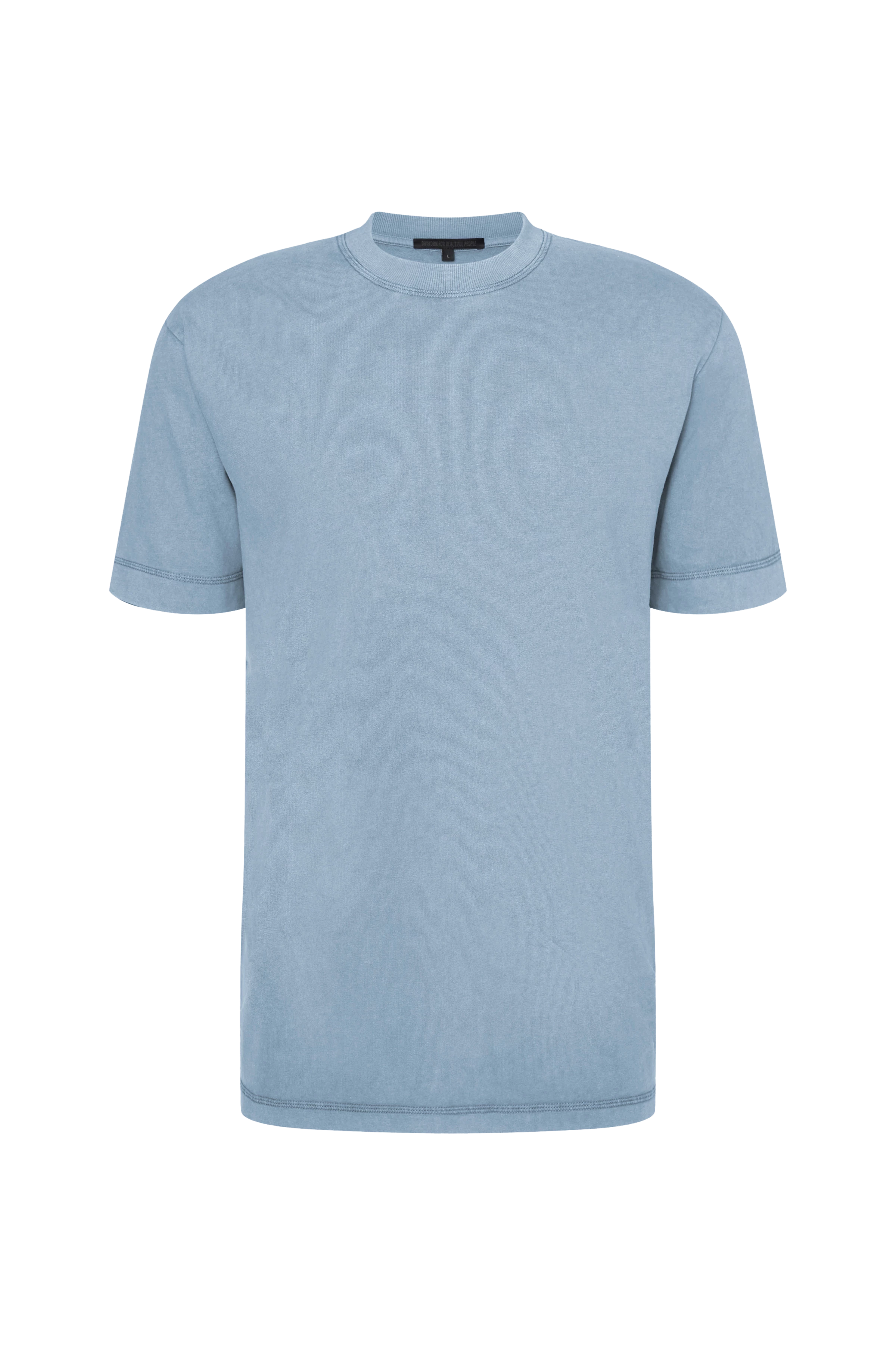 RAPHAEL - T-Shirt in weichem Jersey - Herren - blau - Freisteller Frontansicht