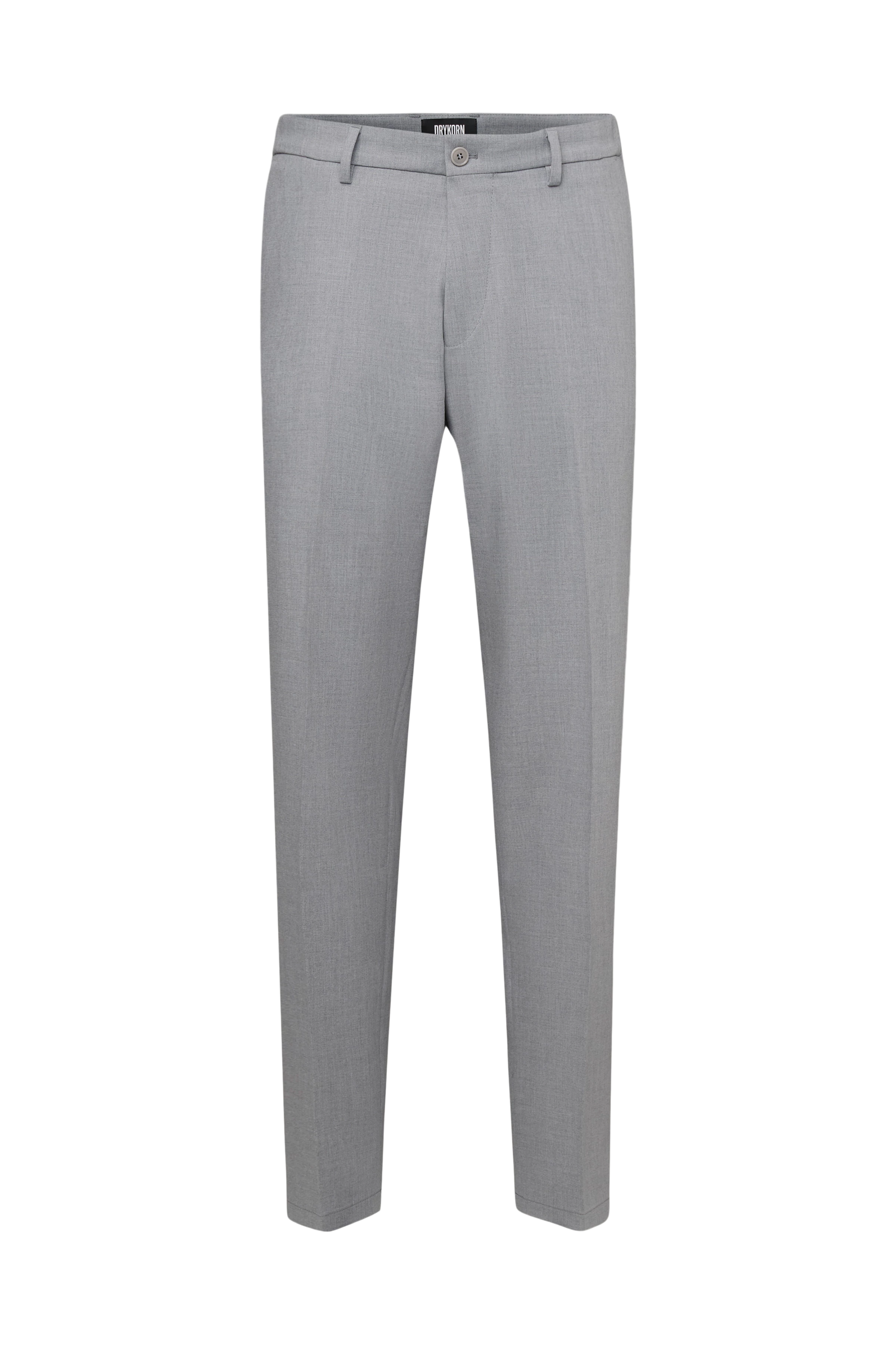 AJEND_RGLR_SK - Tailored trousers in wool blend - men - grey - Freisteller Frontansicht