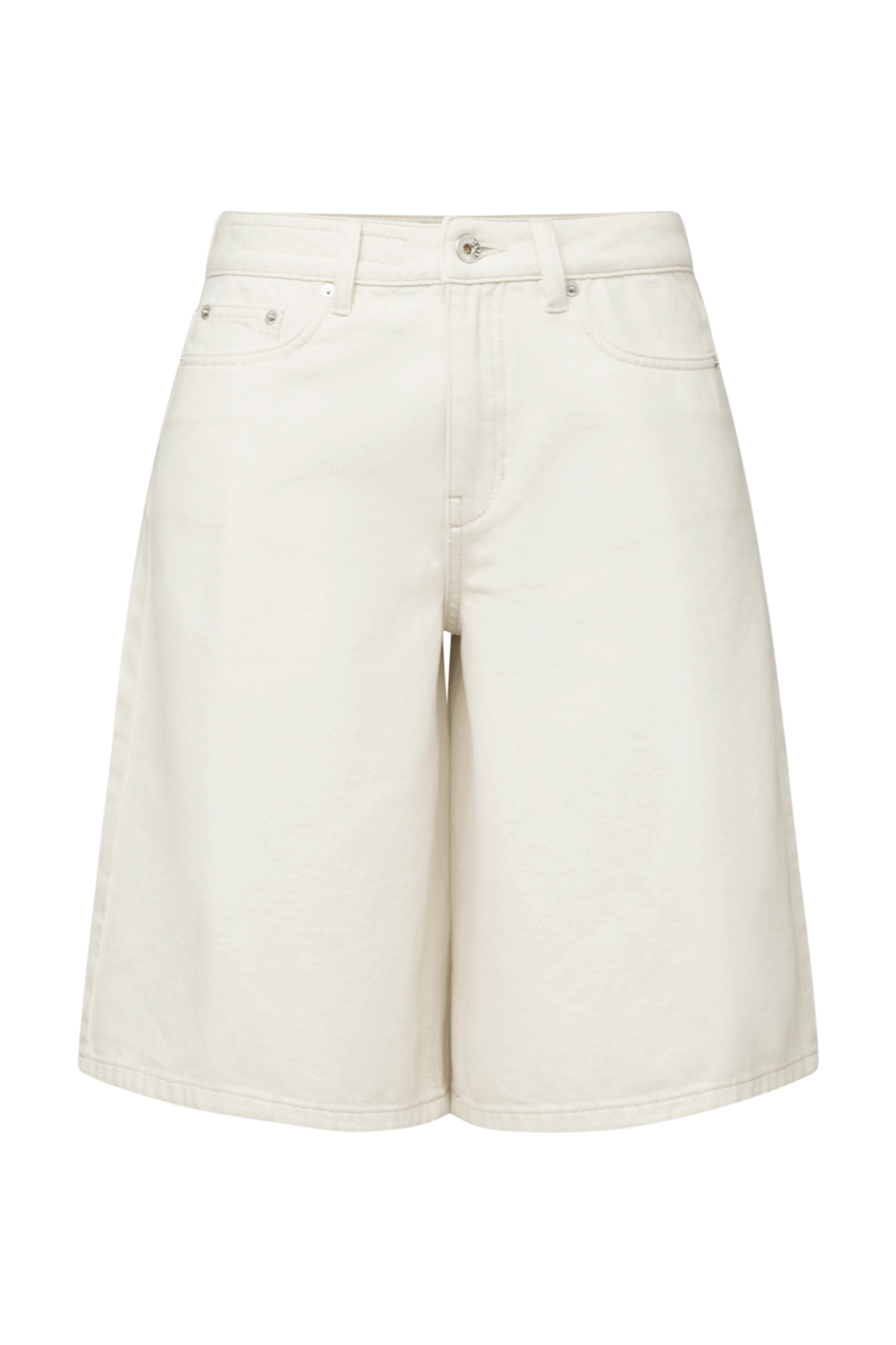 NONE - Bermuda Denim Shorts - women - metal - Freisteller Frontansicht