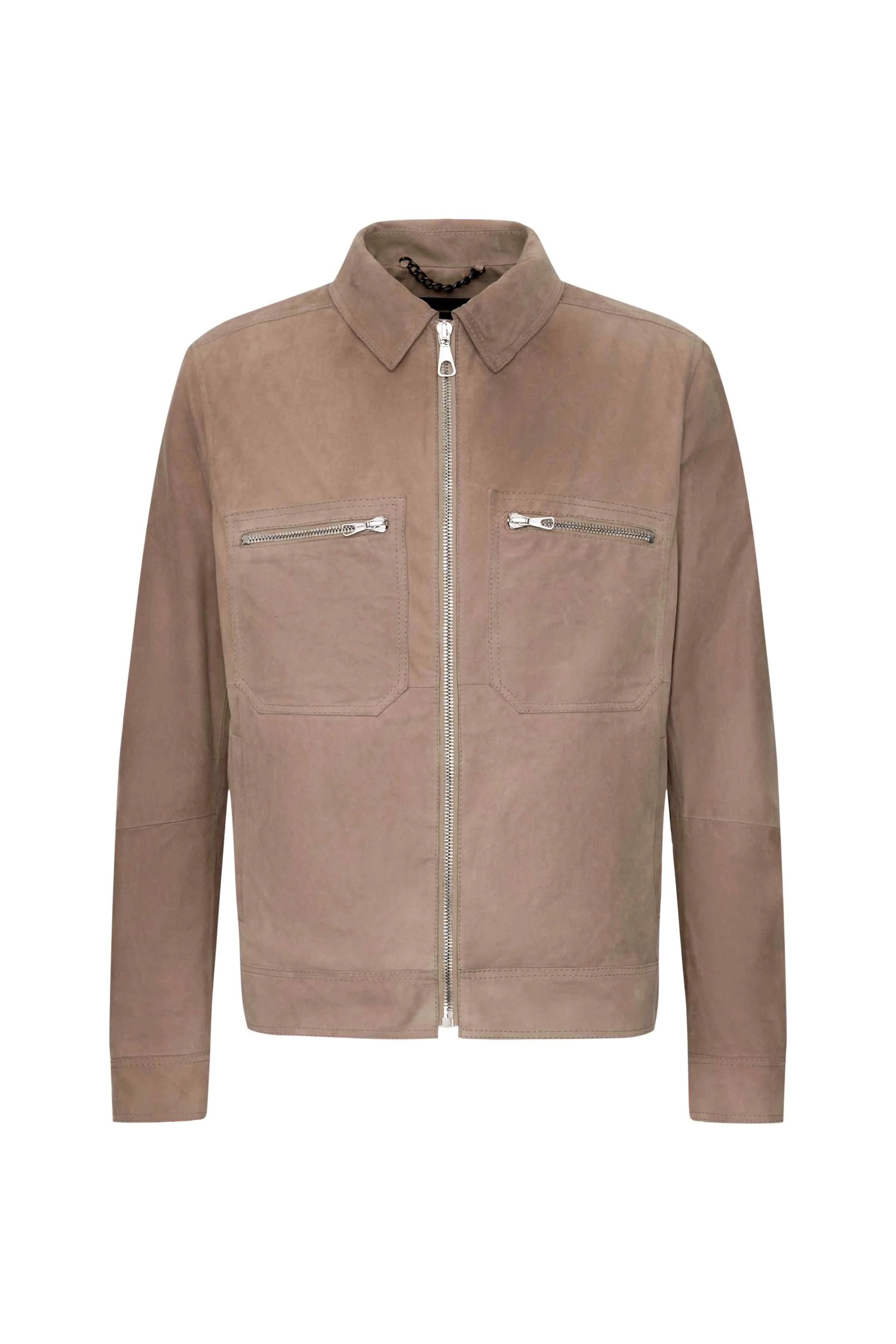 Men leather jacket TOMA in brown from DRYKORN Men leather jacket TOMA in brown from DRYKORN