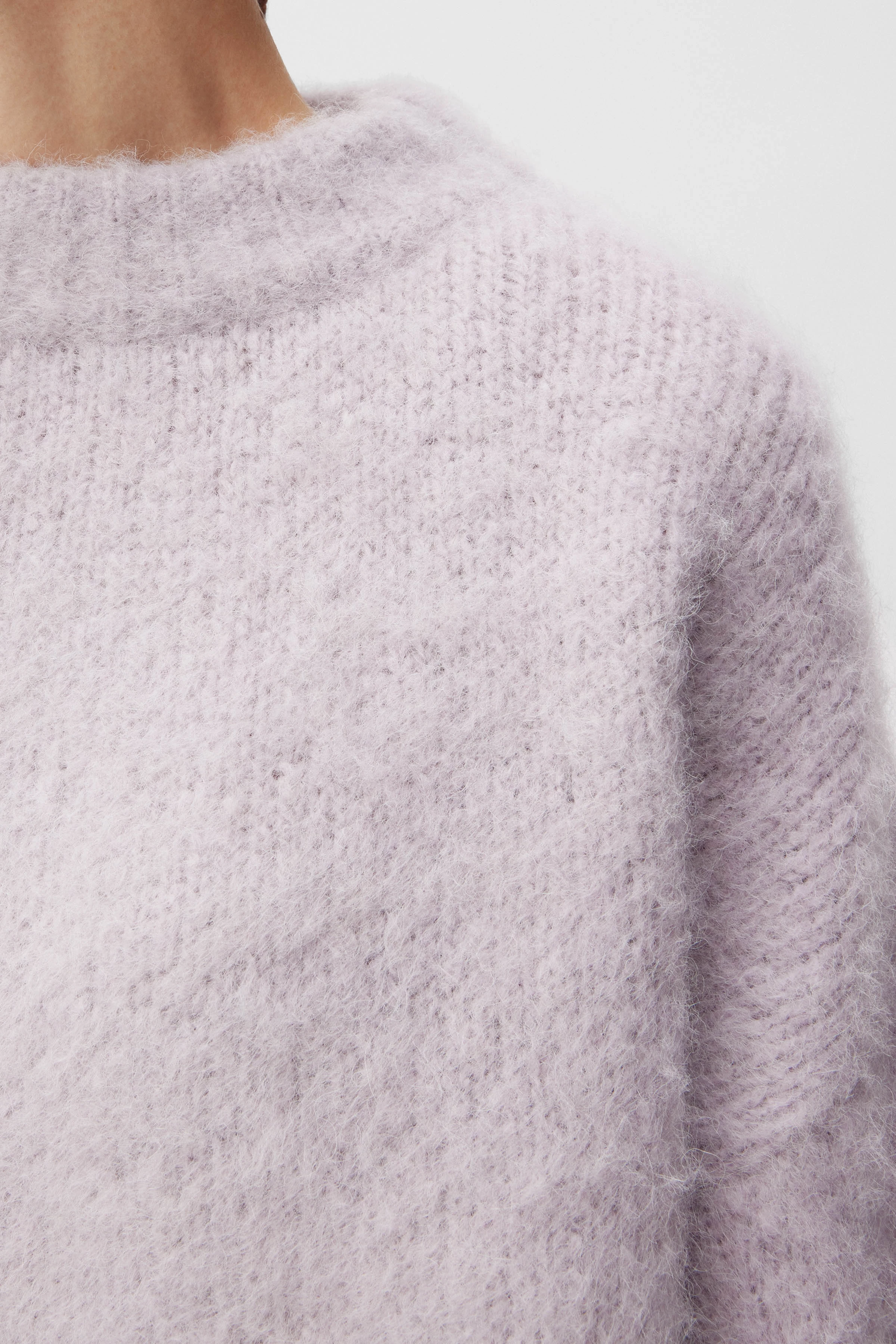 RAMEA - Pullover in Alpaka-Mix - Damen - lila - Seitenansicht