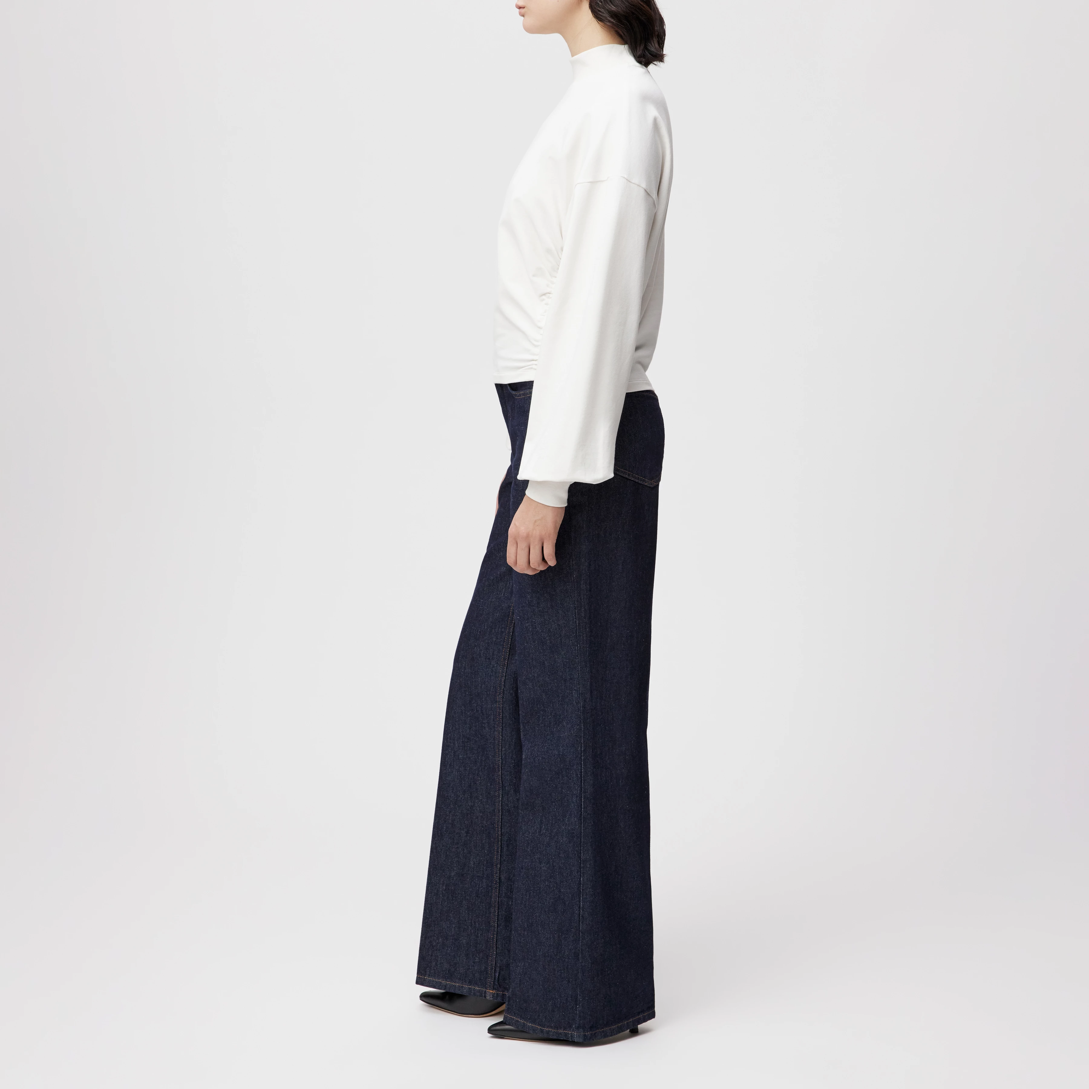 SYANAH_P8 - Sweat-shirt en mélange de coton - women - blanc cassé - Seitenansicht