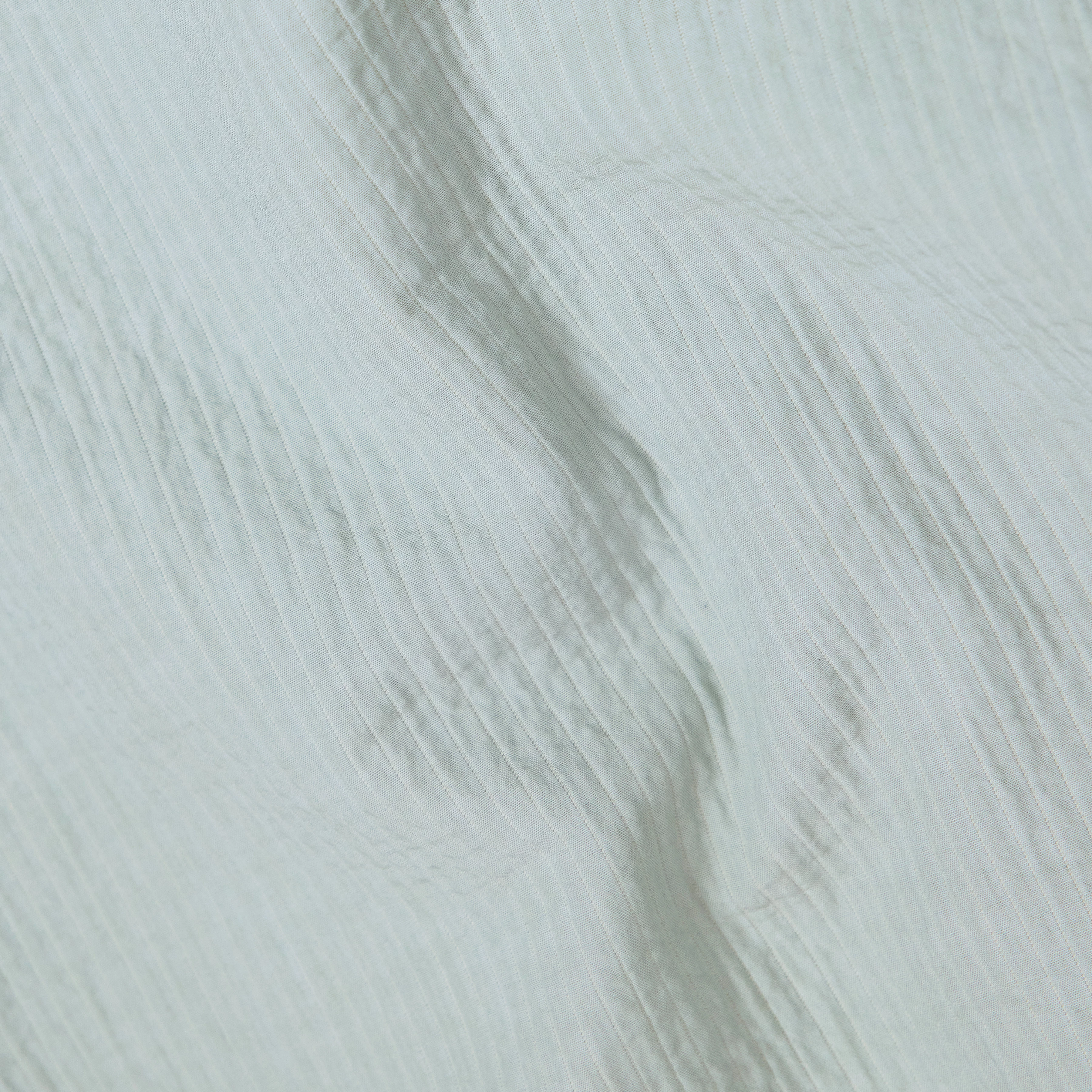 GUNRAY - Relaxed fit seersucker overshirt - men - green - Materialbild (B2C)