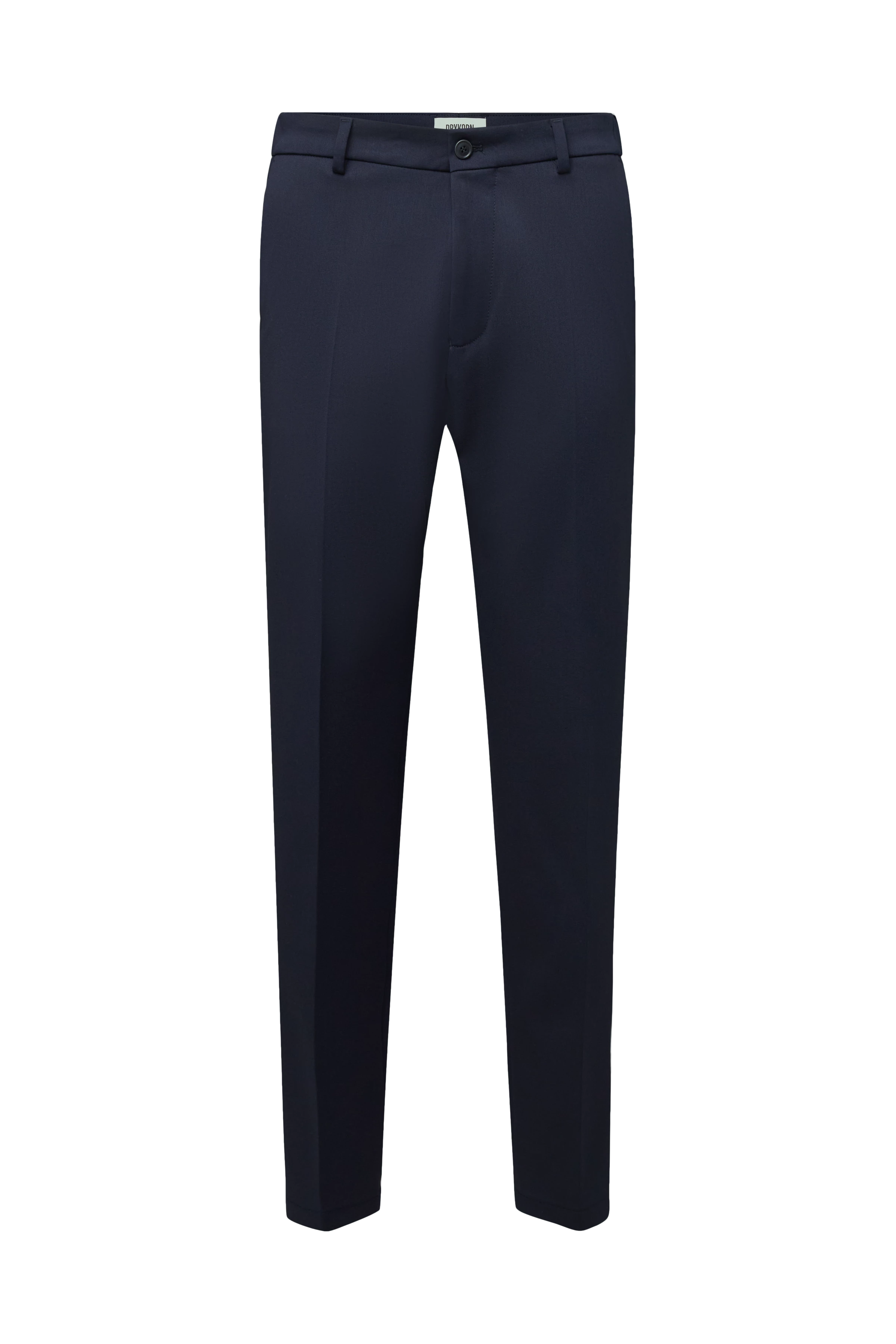 AJEND - Tailored trousers in viscose blend - men - blue - Freisteller Frontansicht