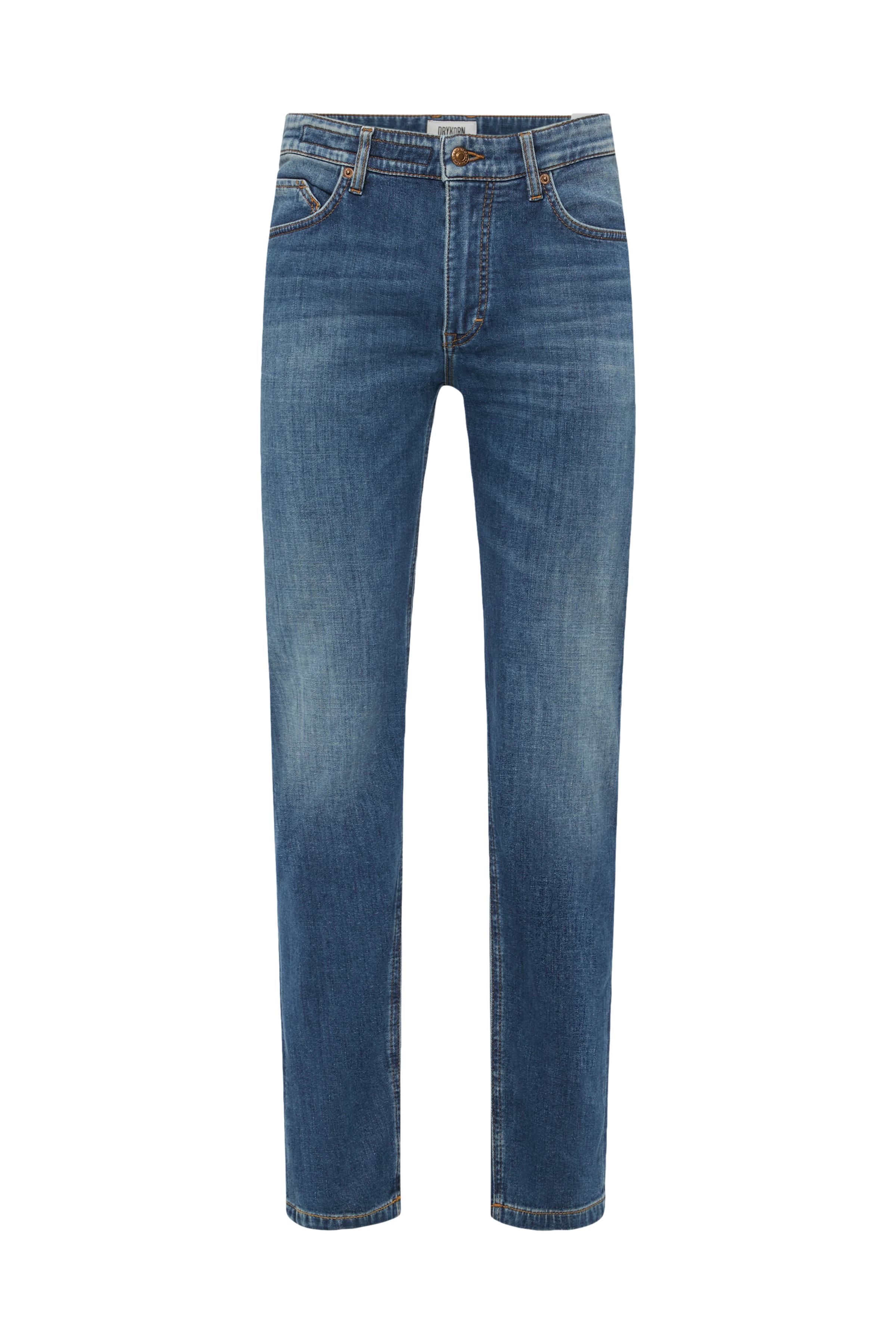 RICC - Jean slim en denim bleu moyen - men - bleu - Freisteller Frontansicht