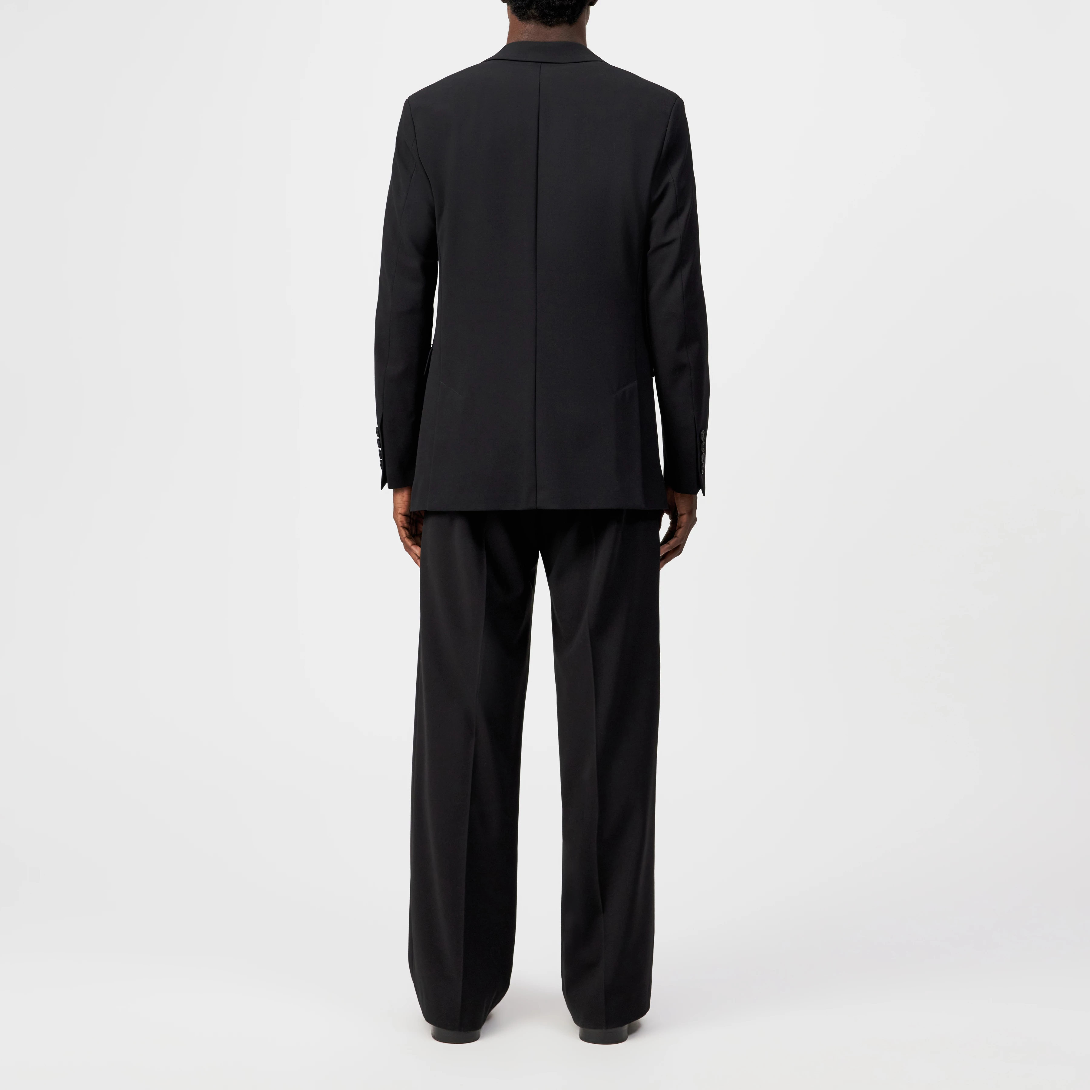 JACATO - Dinner jacket in gabardine - men - Natural Aluminium - Rückansicht