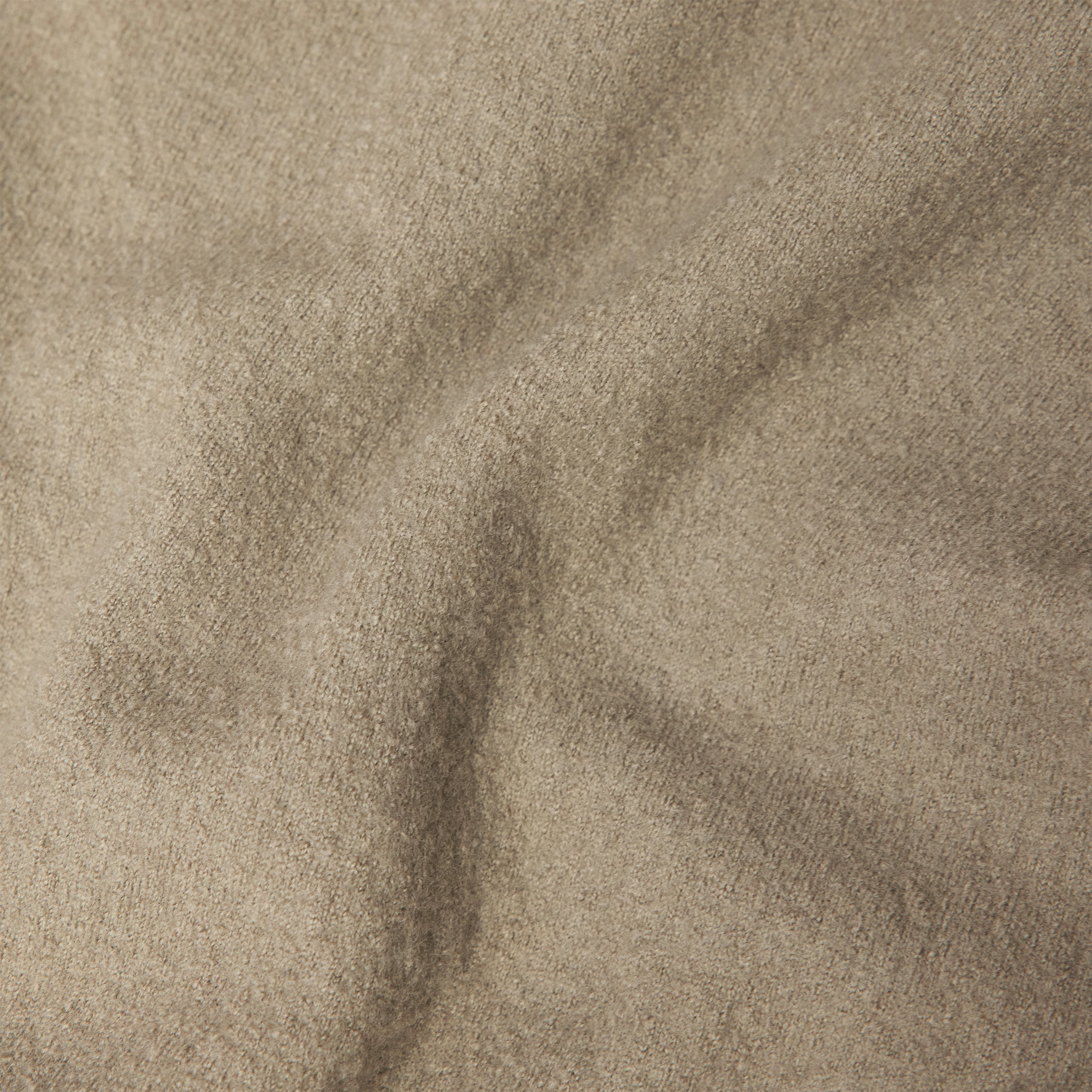 KOUPER - Troyer mit Reißverschluss in Merinowolle - Herren - braun - Materialbild (B2C)