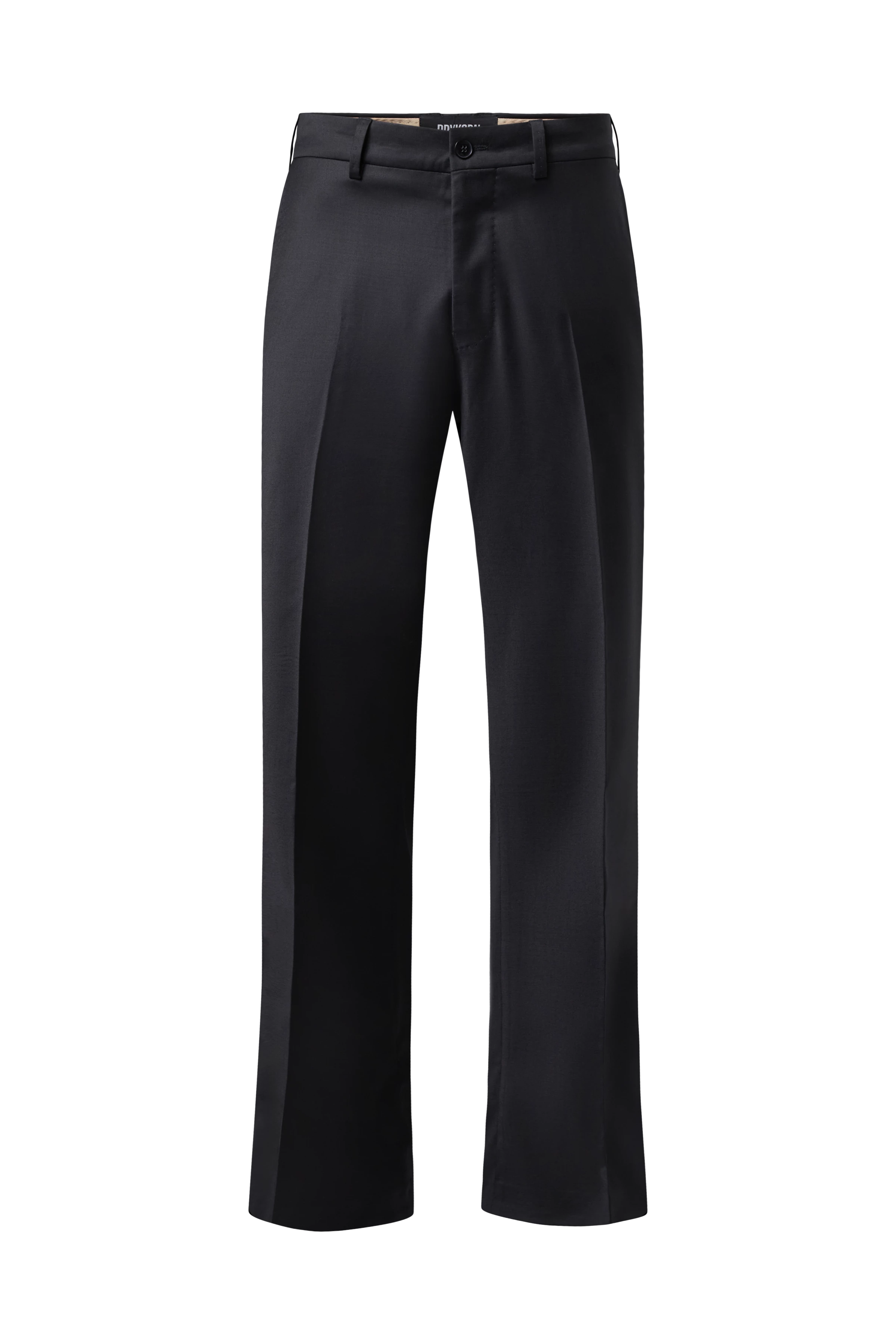 DRYHARDY - Bootcut trousers in a premium wool blend - men - black - Freisteller Frontansicht