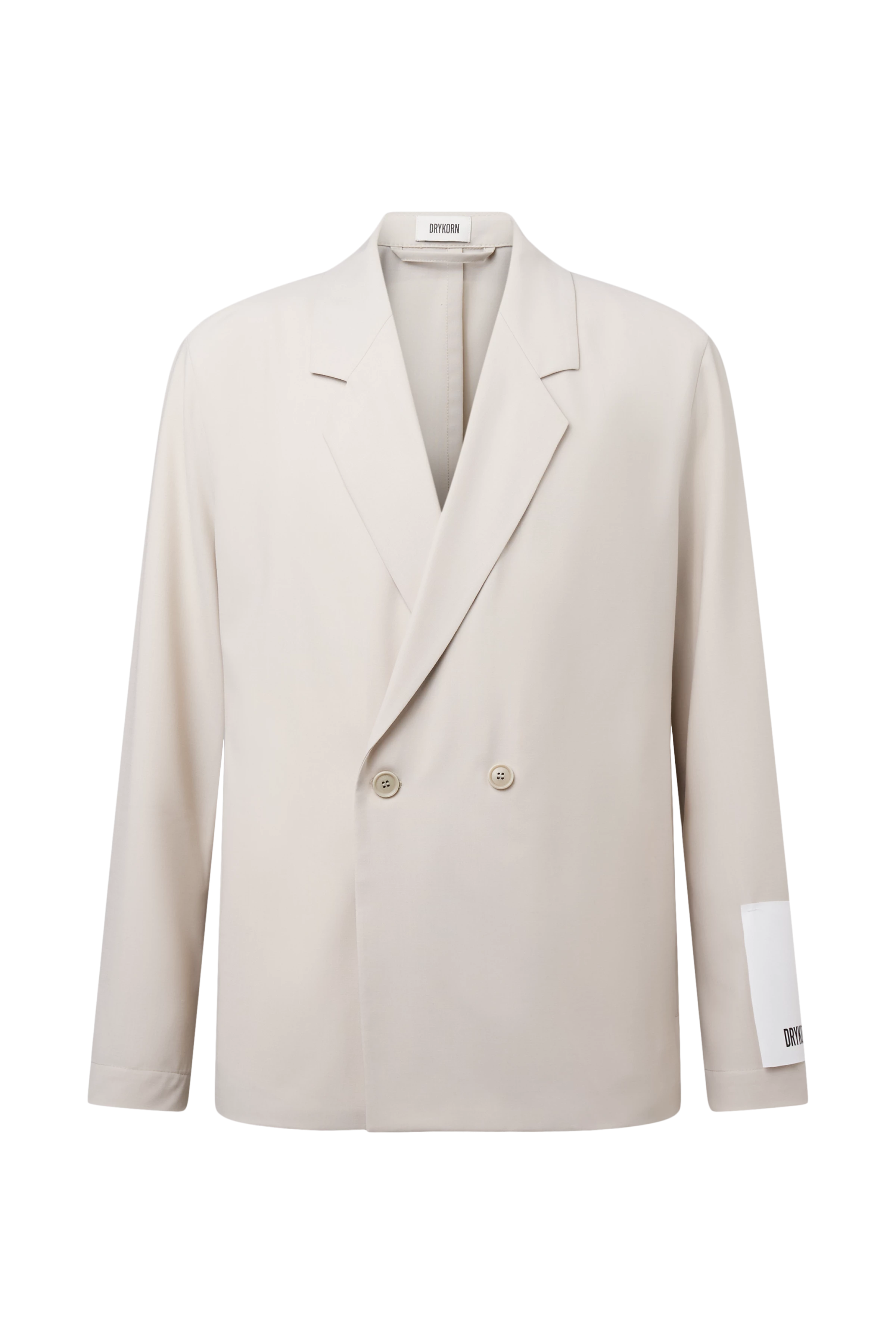MALIGO - Veste croisée en mélange de laine - men - beige - Freisteller Frontansicht