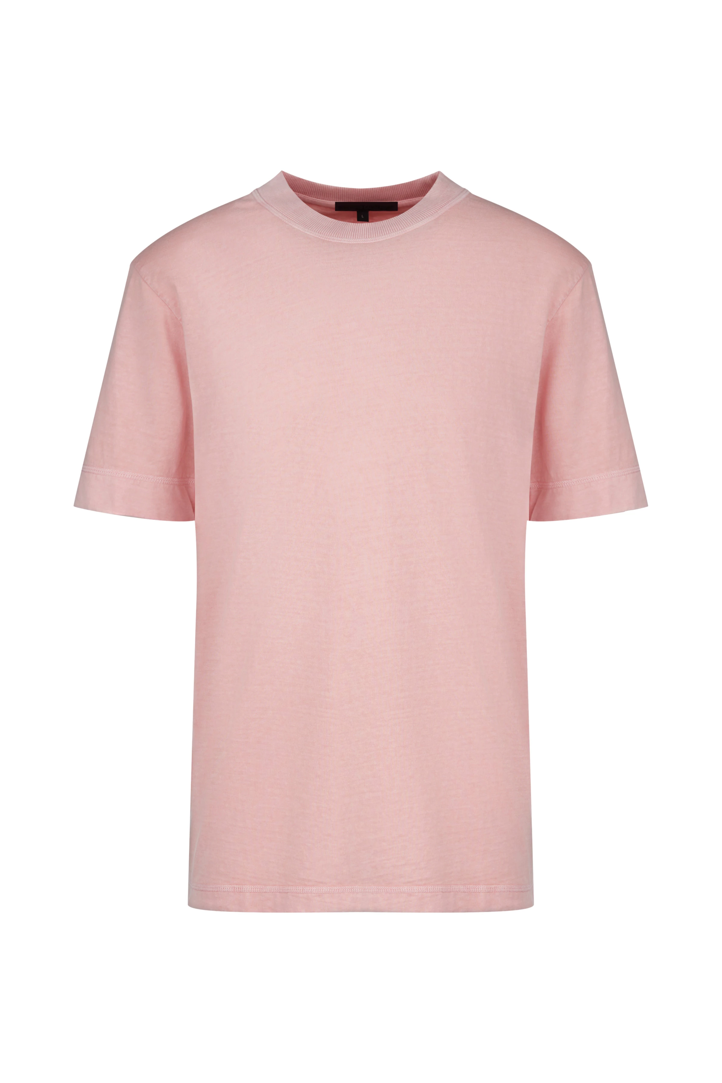 RAPHAEL - T-shirt in washed look - men - pink - Freisteller Frontansicht
