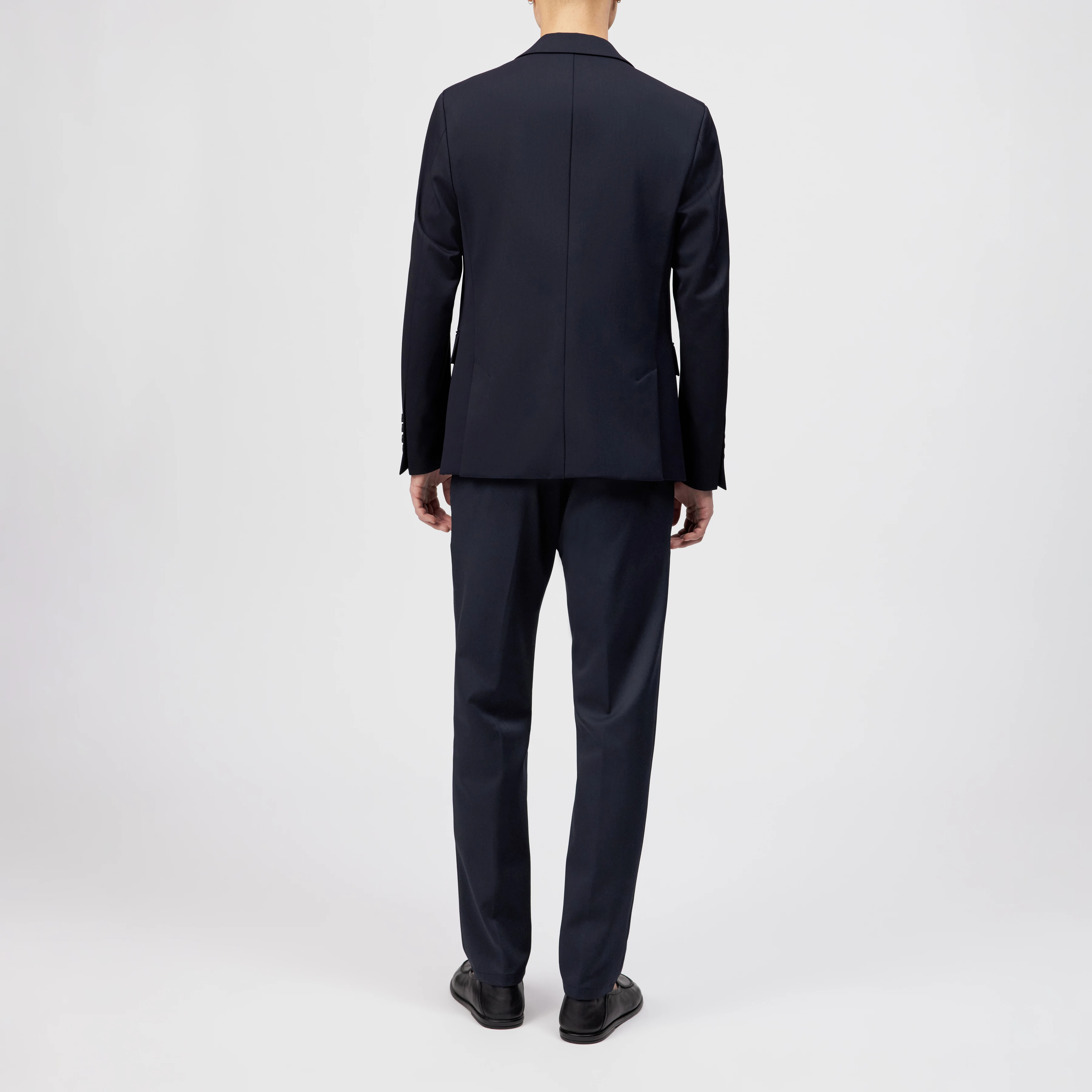 YAMES - Veste ajustée en tissu technique - men - bleu - Rückansicht