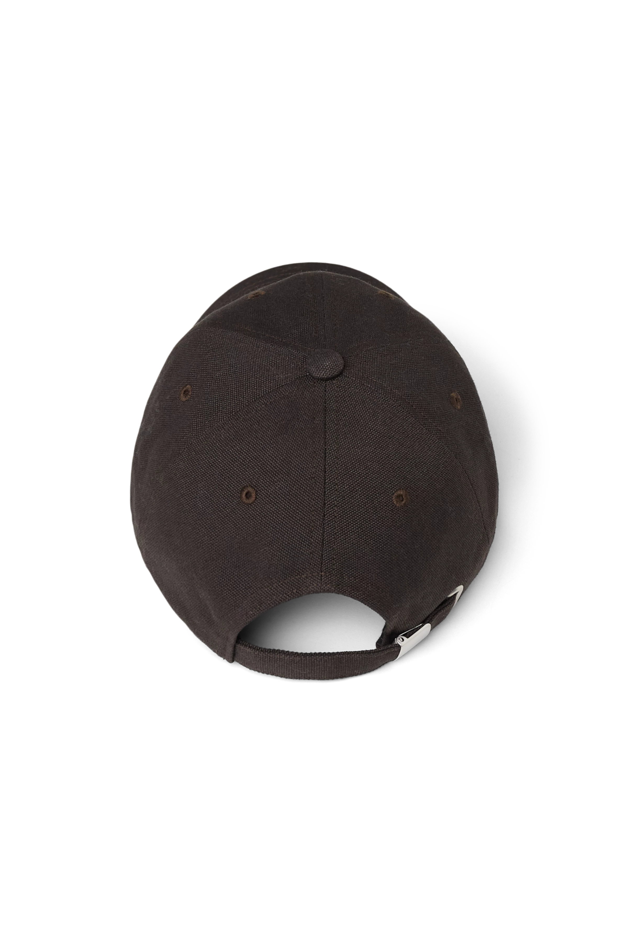 JESPER - Cap in Baumwolle - Unisex - braun - Freisteller Rückansicht