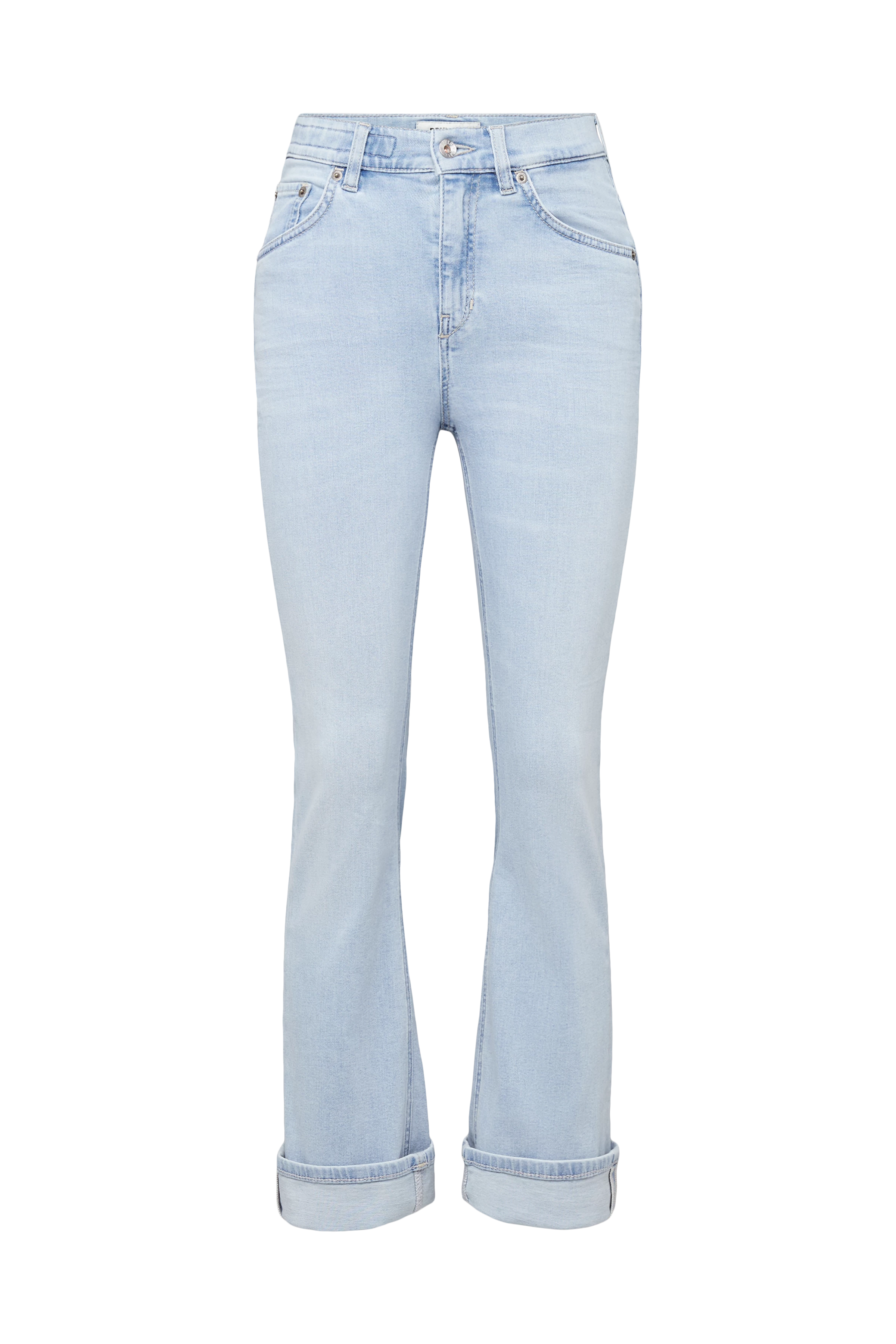 DULY - Slim Fit Jeans in Denim - women - blue - Freisteller Frontansicht