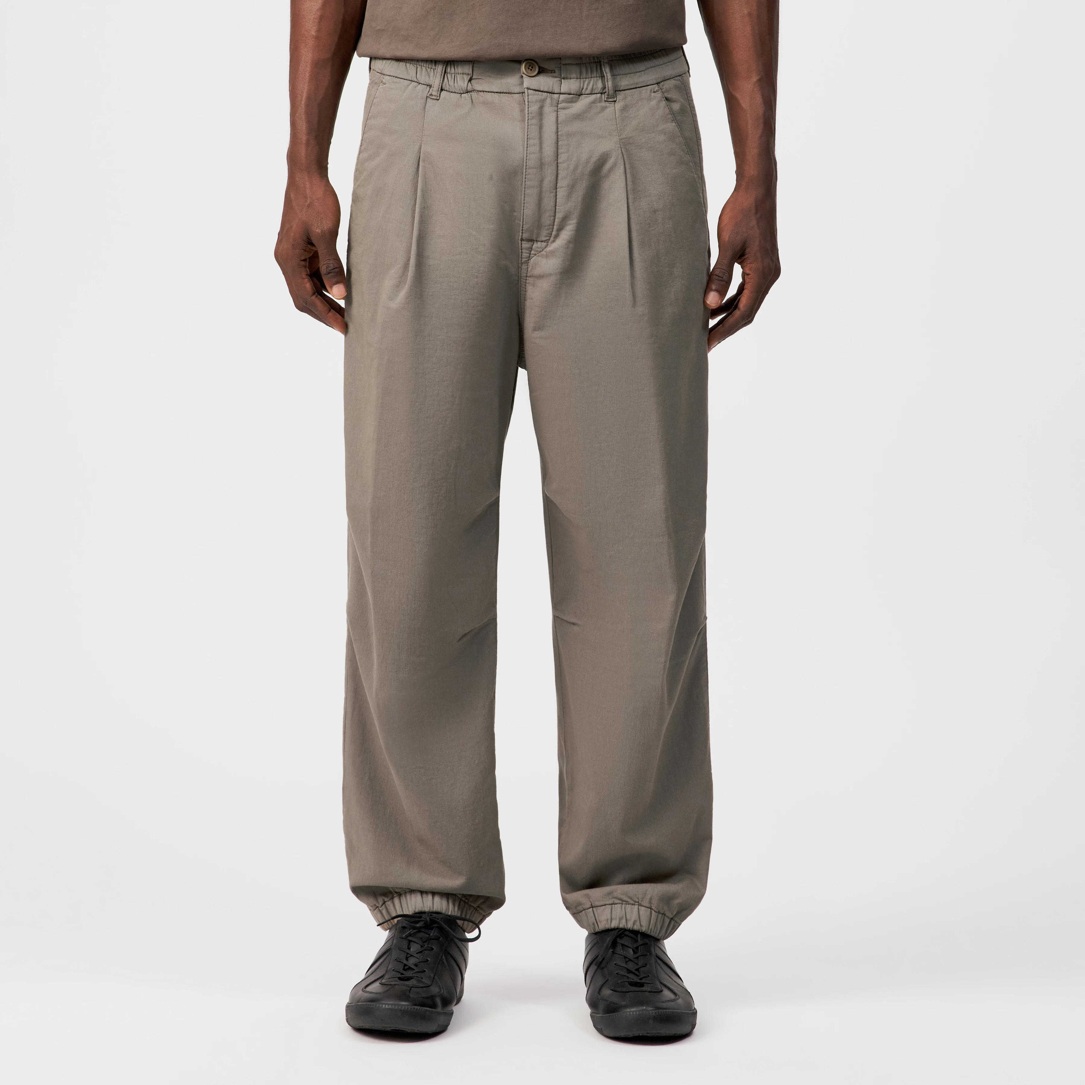 LIROG_C - Pantalon utilitaire en mélange de coton - men - marron - Frontansicht