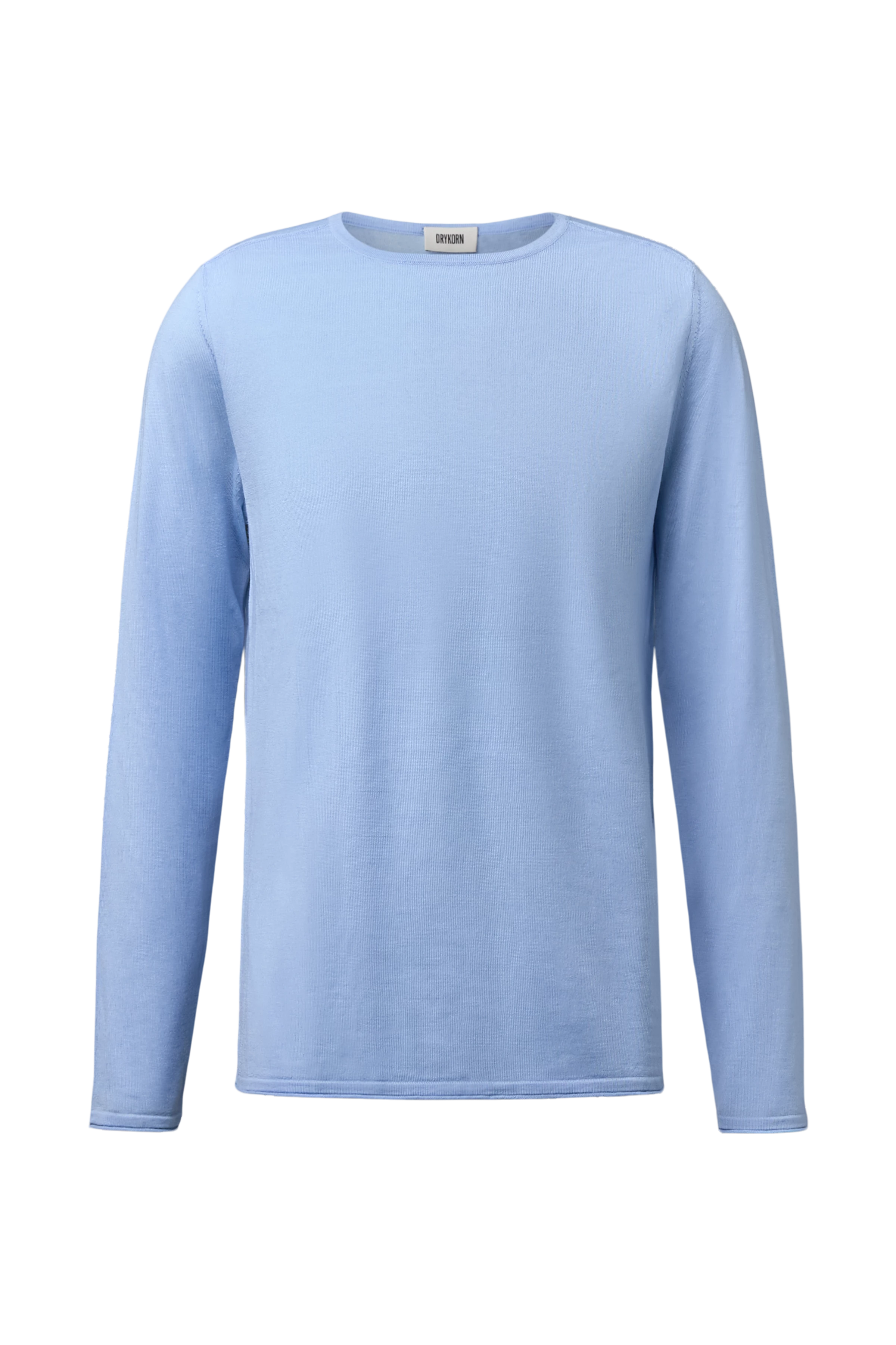RIKONO - Fine merino wool knitted jumper - men - blue - Freisteller Frontansicht