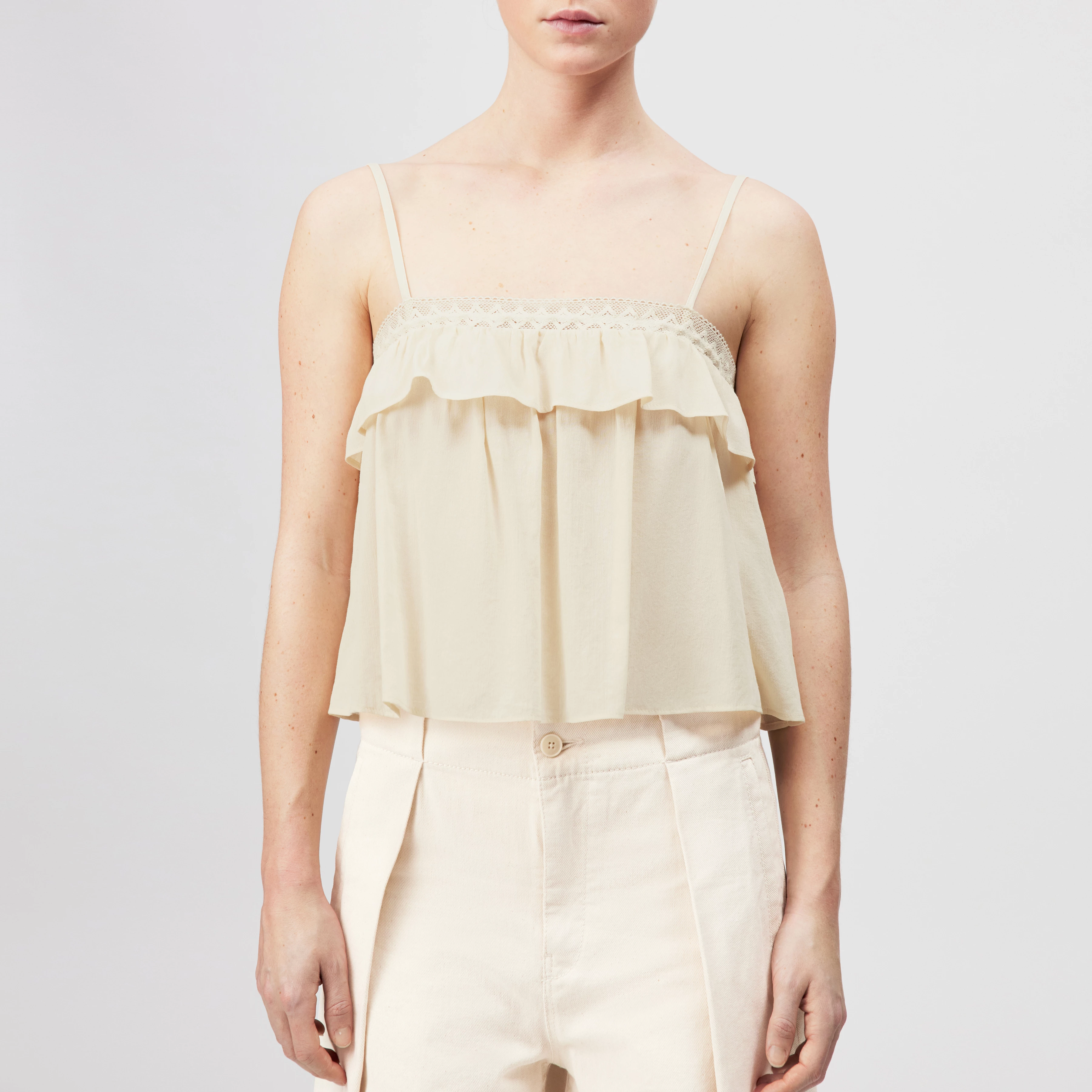 Women casual blouse TISANE in beige from DRYKORN