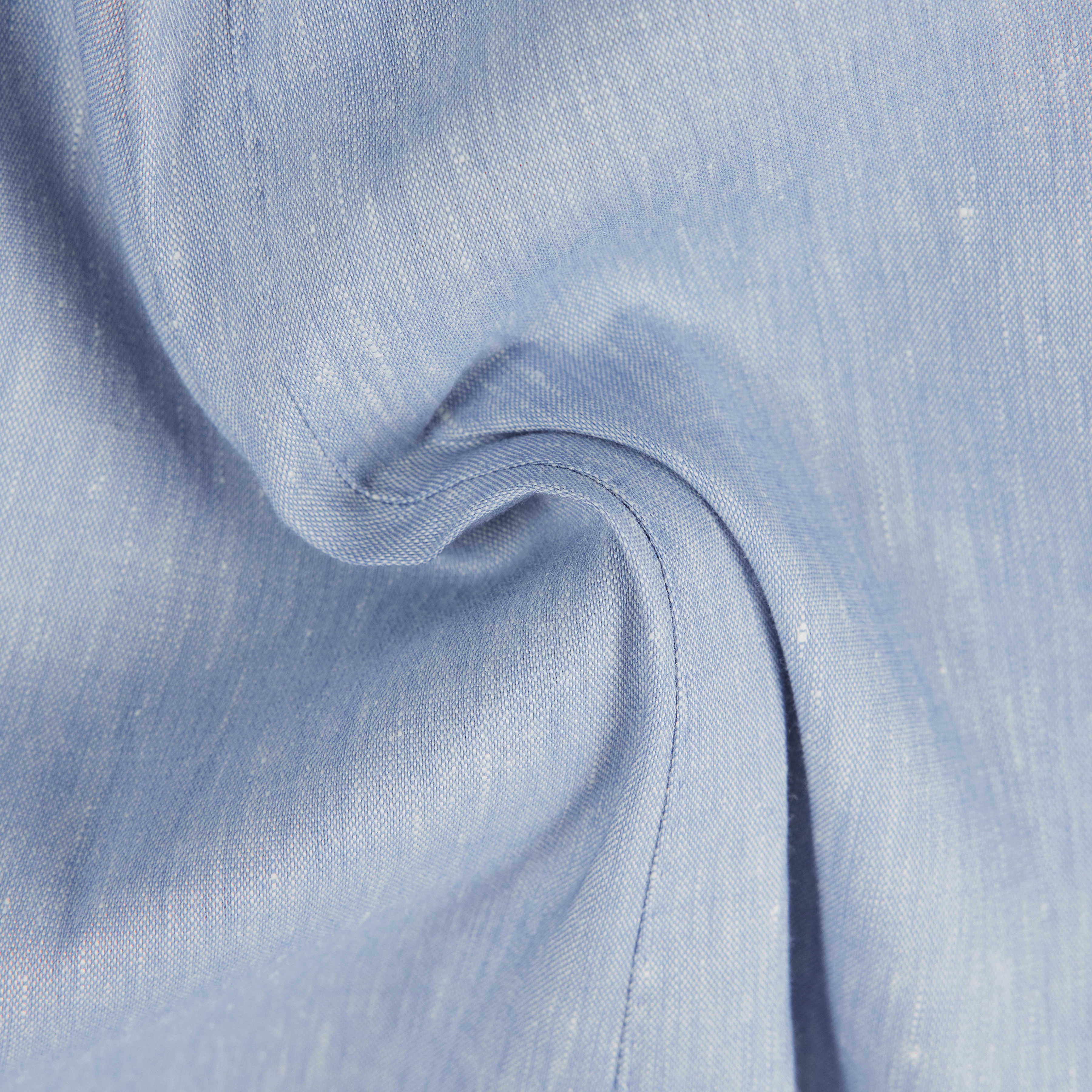 AJEND_RGLR - Tailored trousers in linen mix - men - blue - Materialbild (B2C)