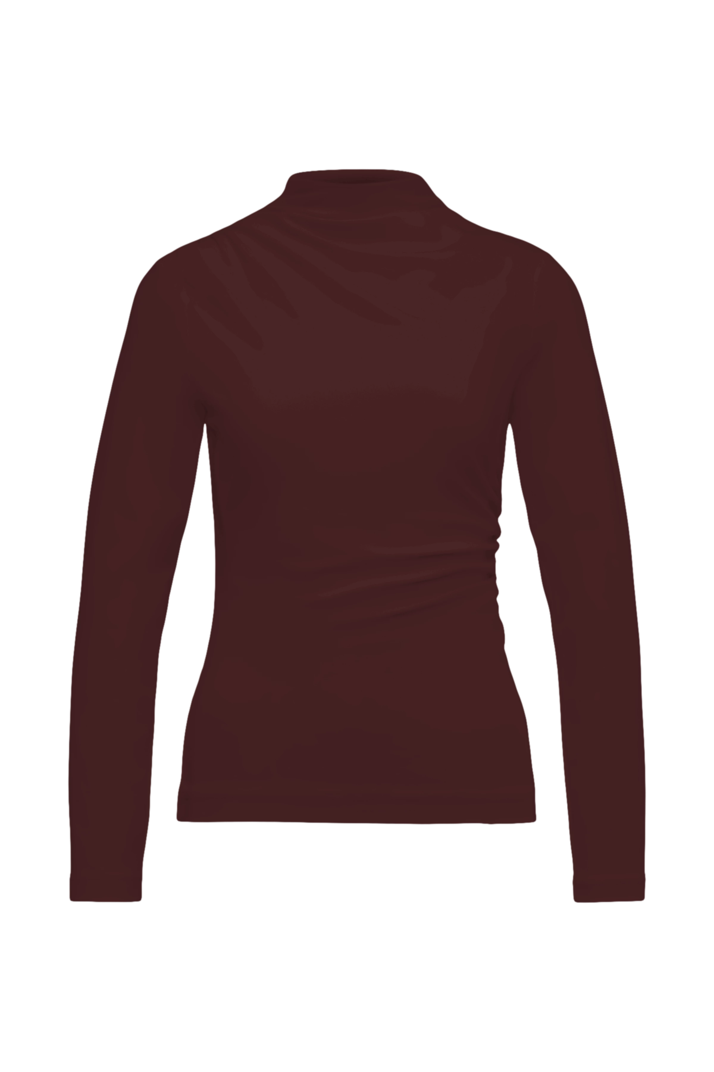 TIRY - Longsleeve in Lyocell-Mix - Damen - rot - Freisteller Frontansicht