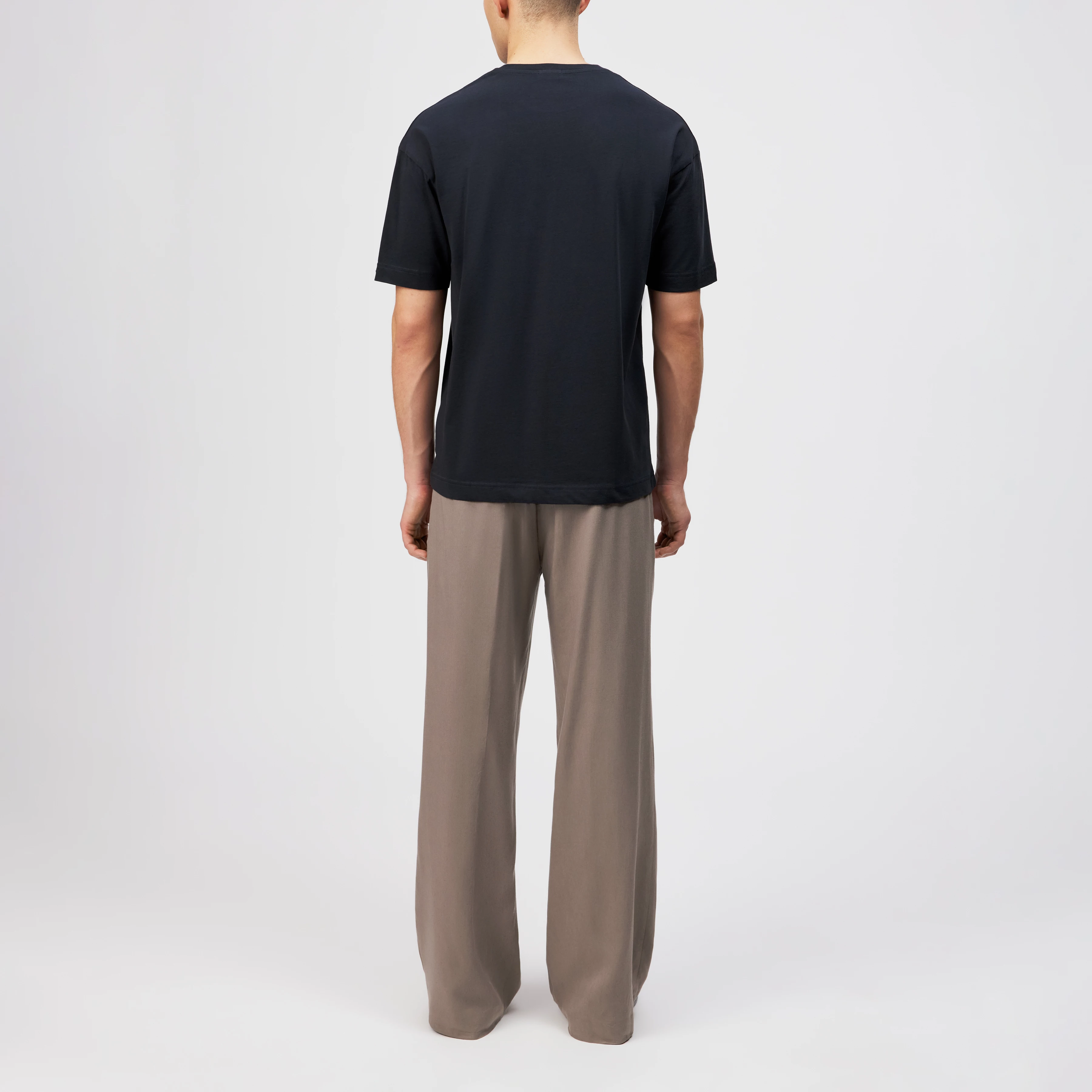 KAYRO - Cotton T-shirt - men - blue - Rückansicht