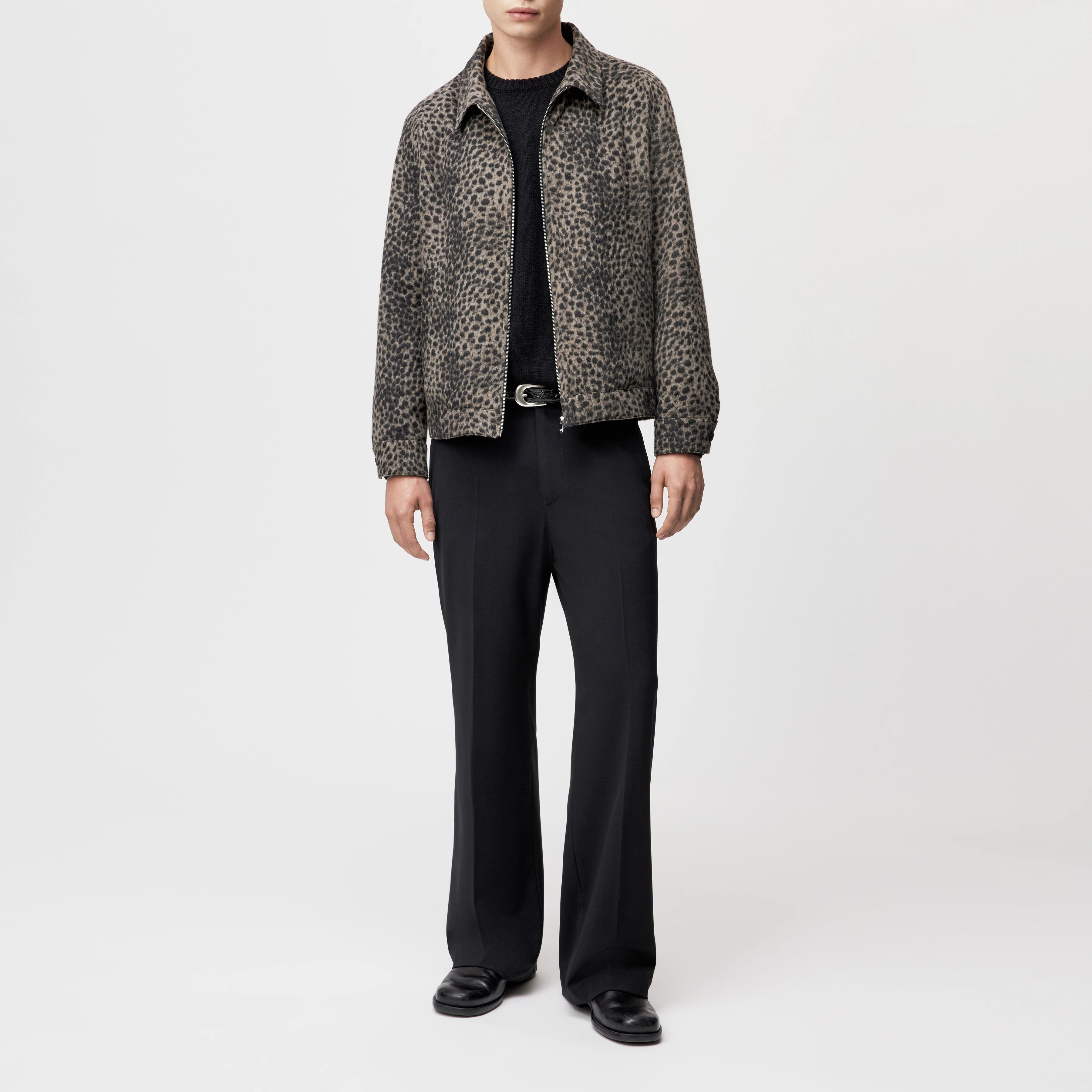 RIKKA_2 - Jacke in Animalmuster - Herren - braun - Ganzkörper-Frontansicht