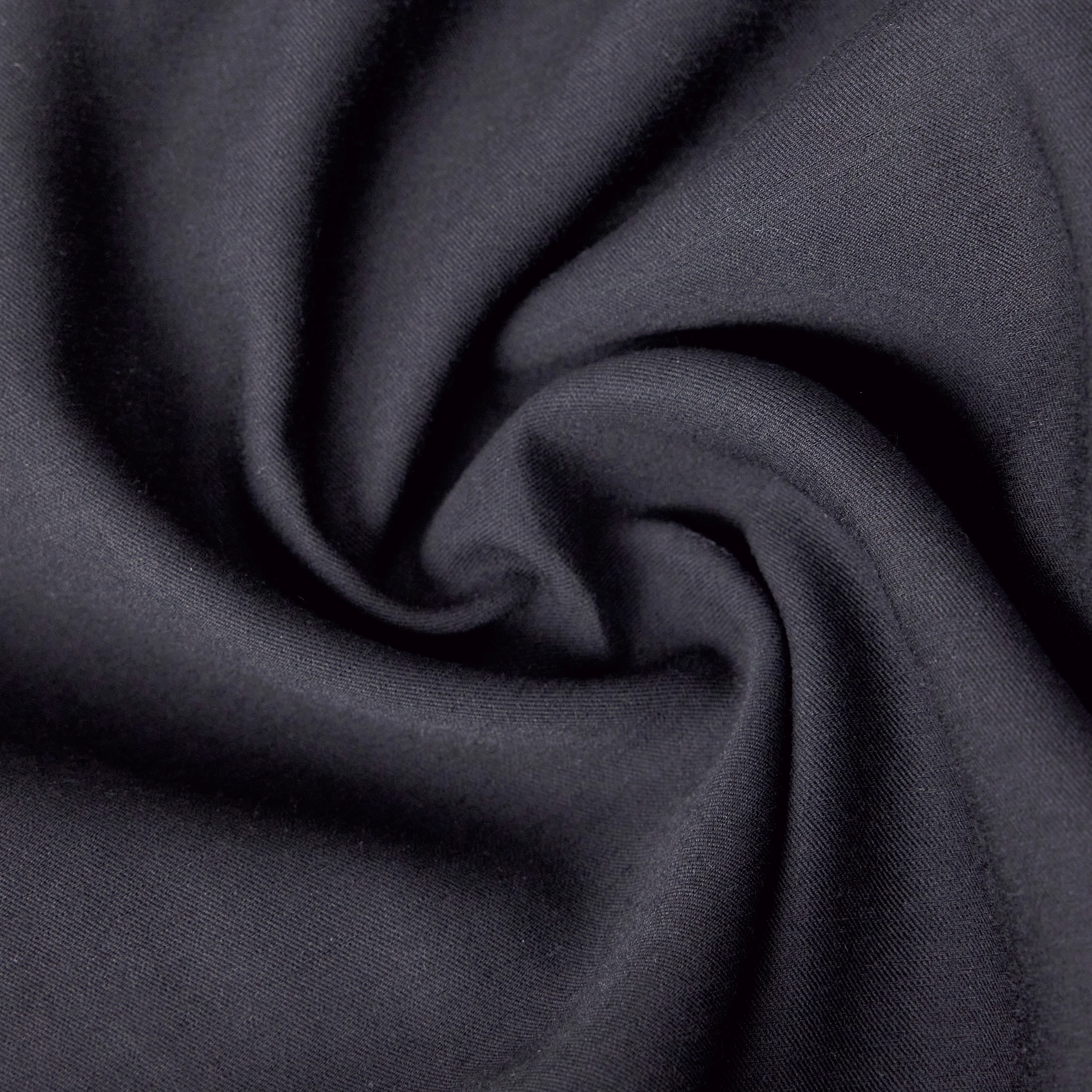 EITHER - Pantalon large en twill de viscose - women - noir - Materialbild (B2C)