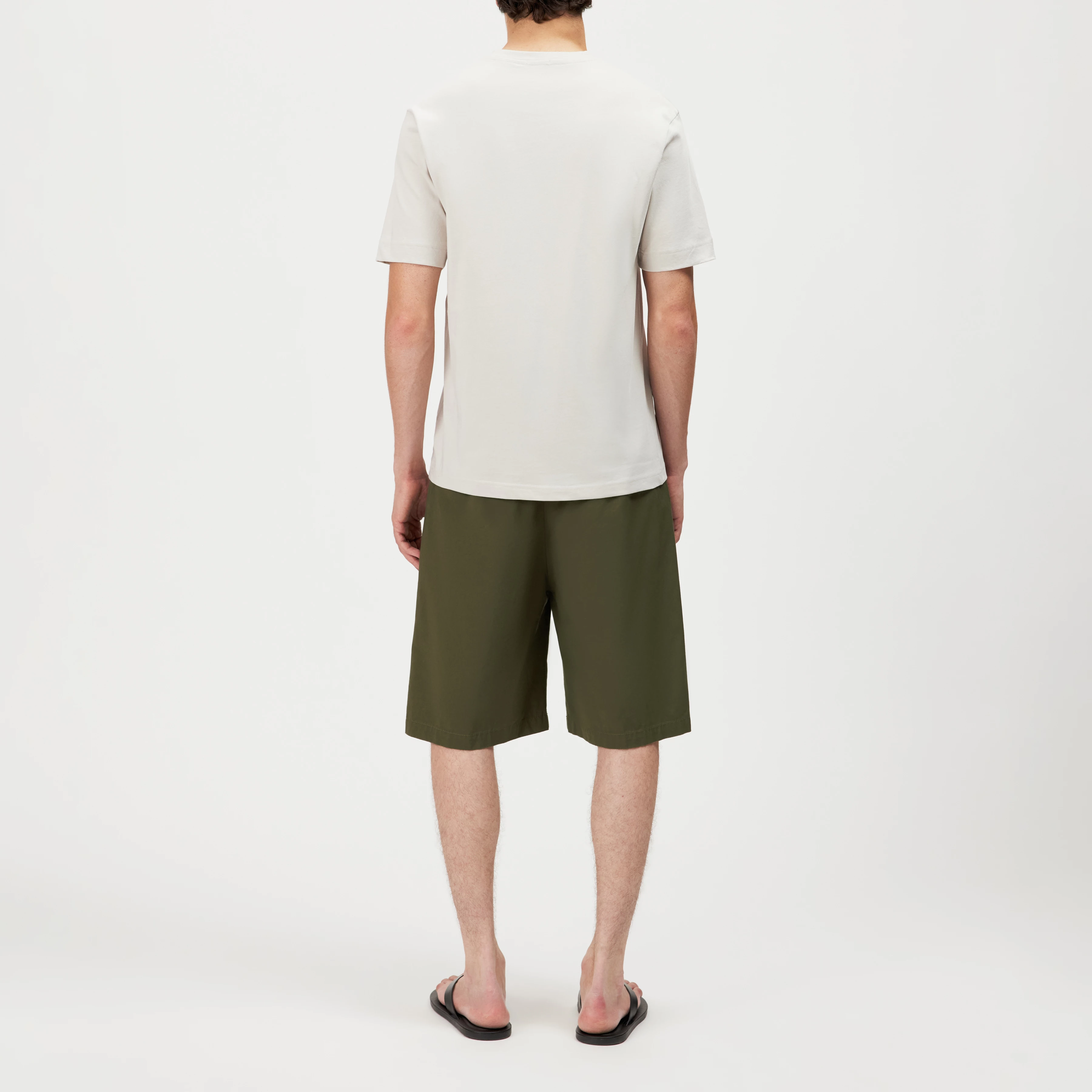 RAPHAEL - T-shirt in pure cotton - men - off white - Rückansicht