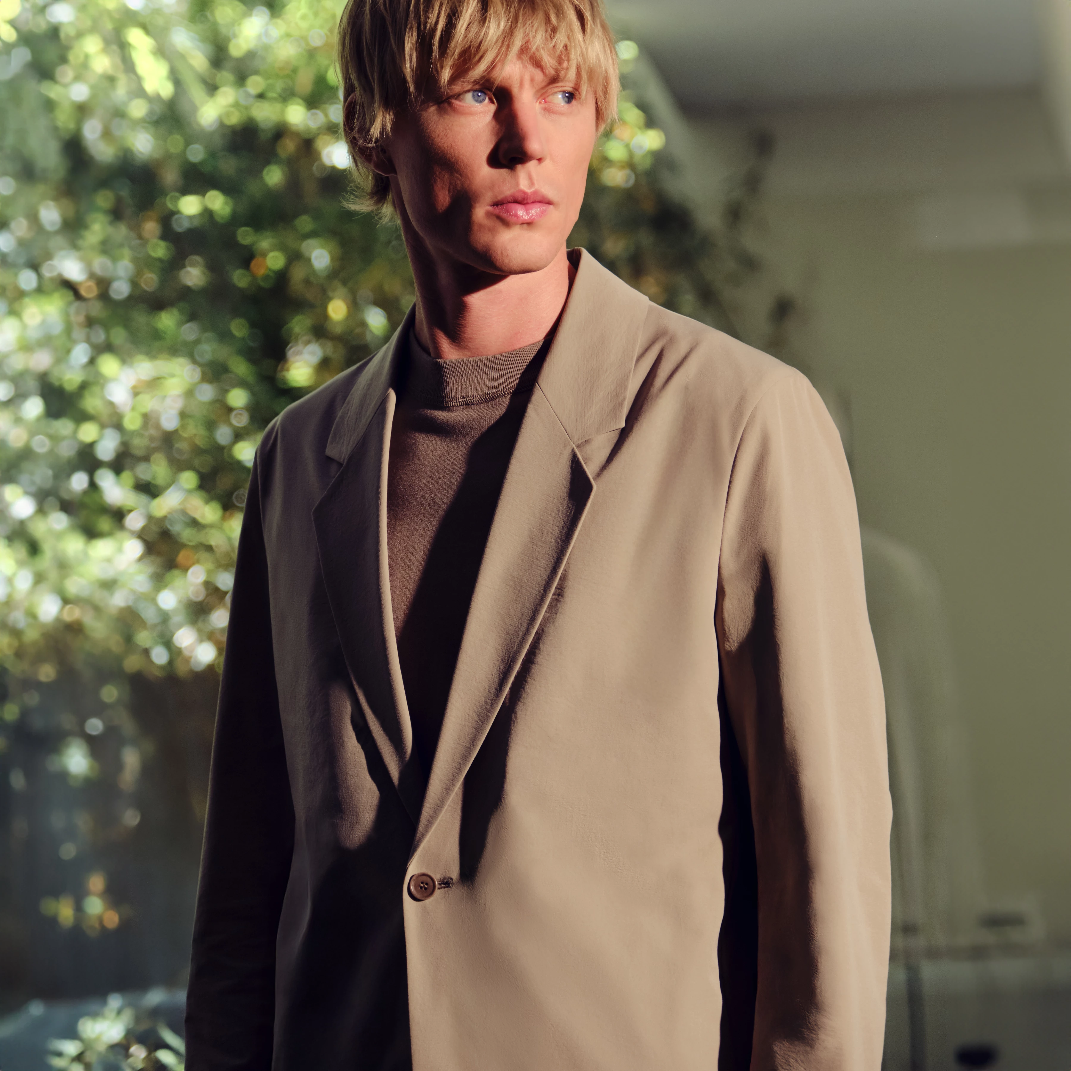 NOLEN - Veste à un bouton avec revers à crans - men - beige